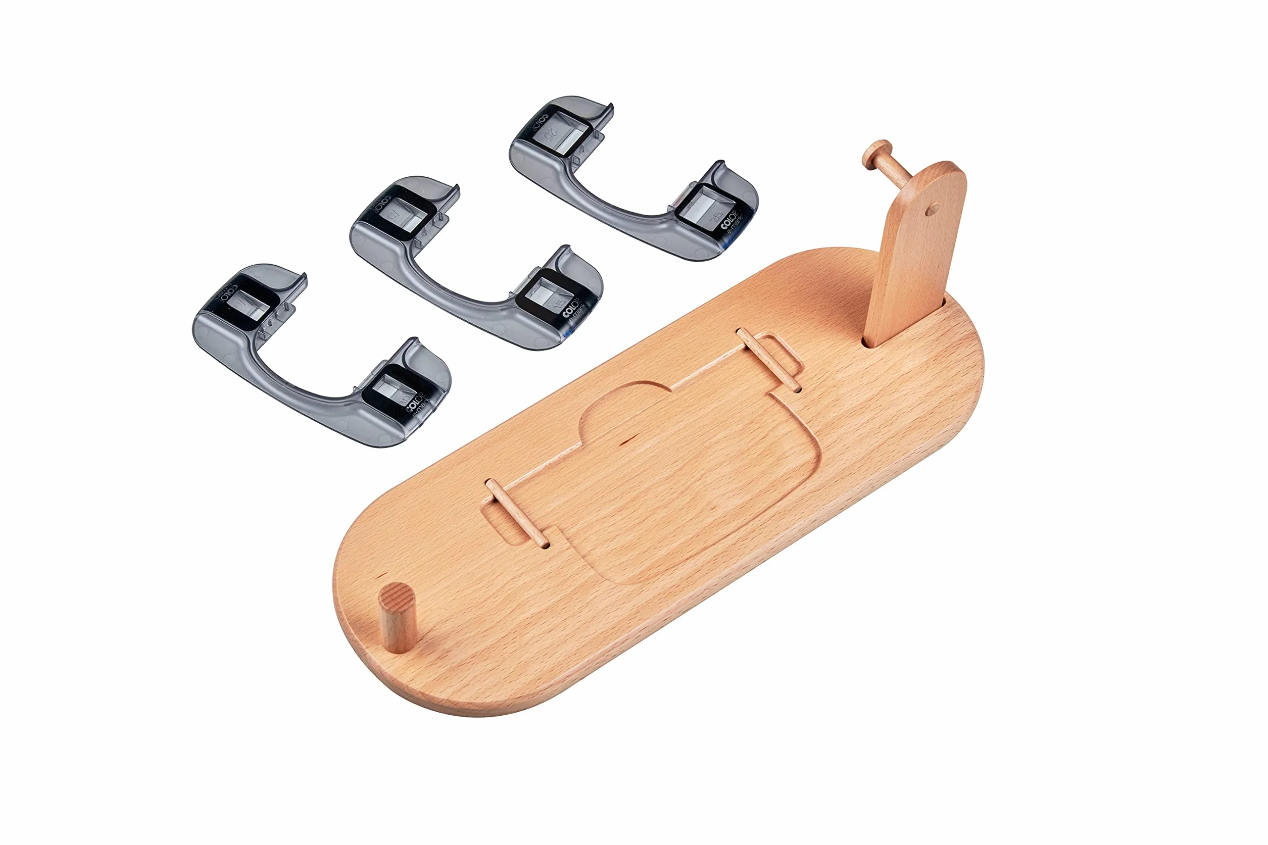 COLOP - COLOP e-mark Durable y Compacto Madera de Haya Impresión en Rollo Ribbon Estación Kit - 1 Juego