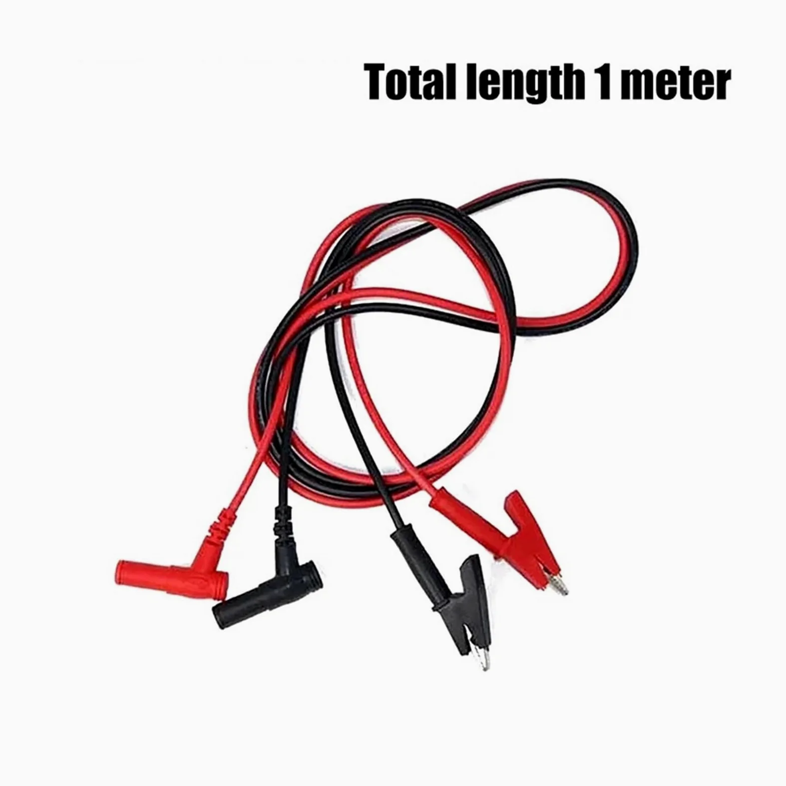 20A 90cm Banana to Crocodile Clip Test Lead Dual Probe for Multímetro