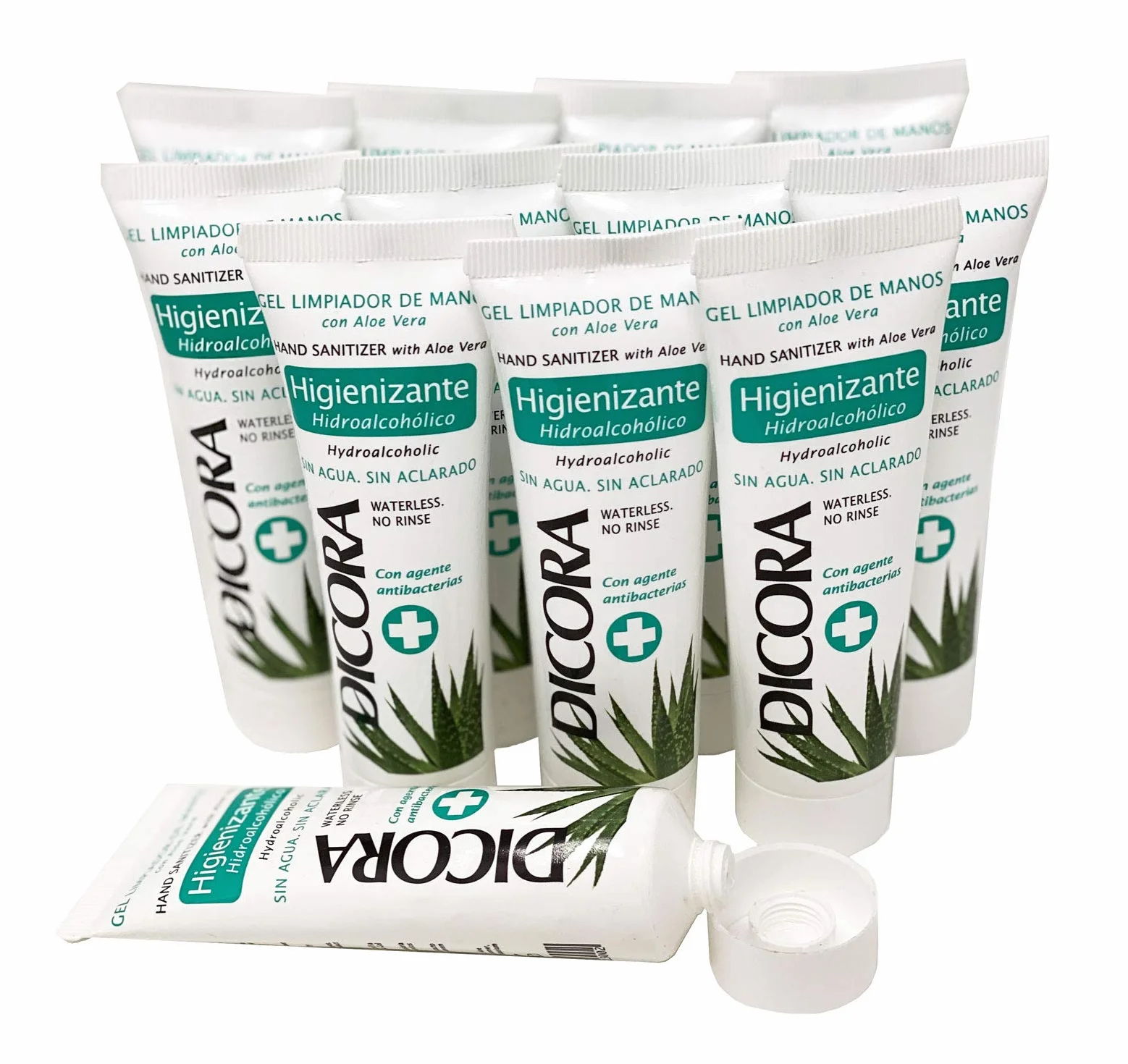 Gel higienizante de manos con Aloe Vera. Formato bolsillo. 75ml