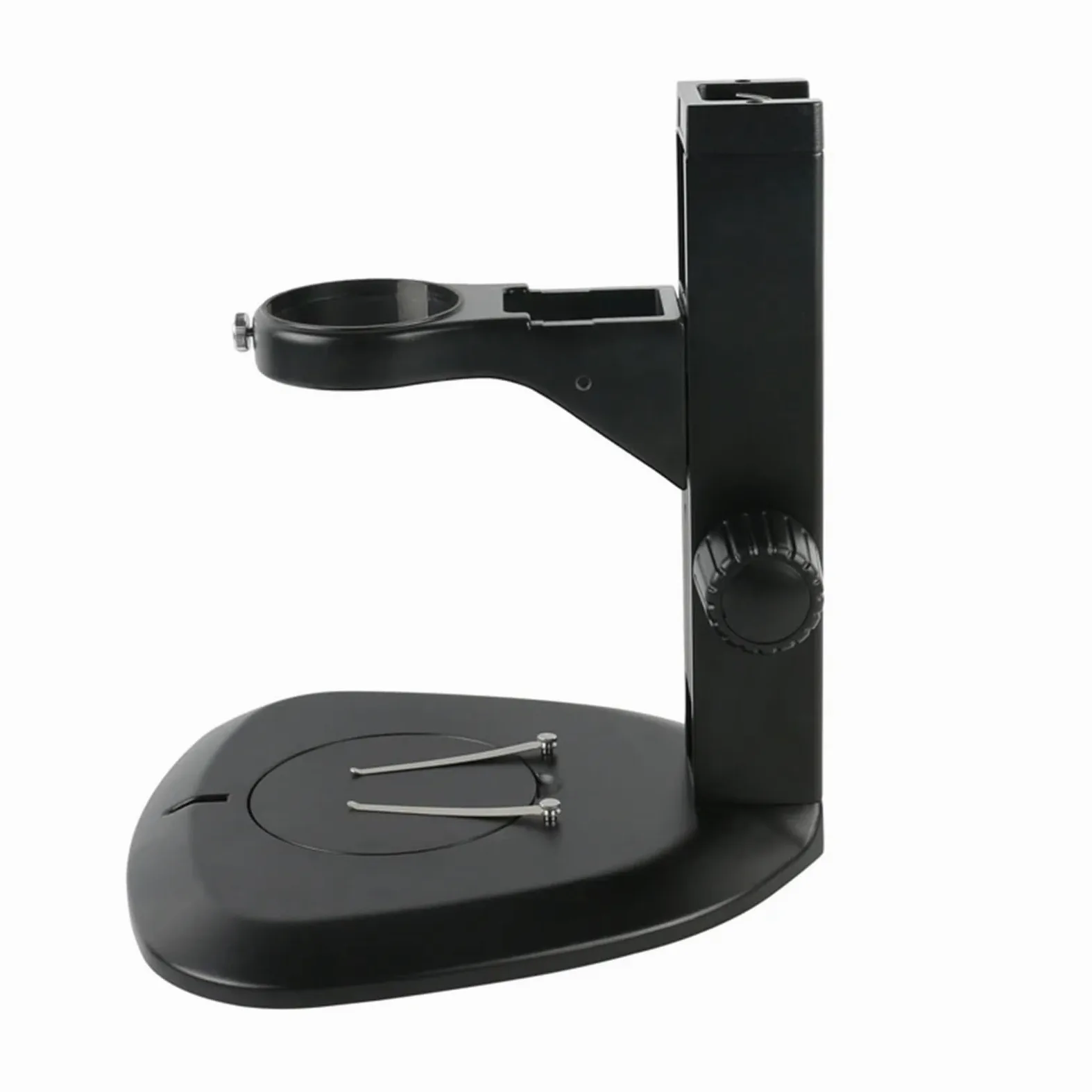 Gradilla para tubos de ensayo Microscopio trinocular de brazo vertical, microscopio estereoscópico, soporte de mesa de trabajo integrado ajustable