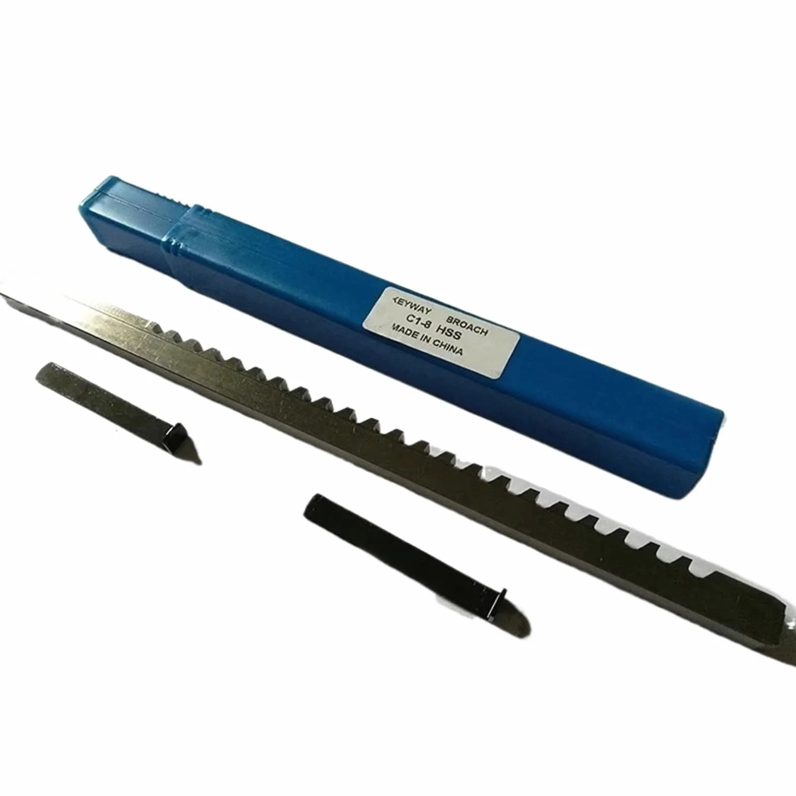 Brocha HSS De 8mm Tipo Empuje, Brochas De Tamaño Métrico, Herramientas De Brochado De Corte De Chaveta De Acero De Alta Velocidad For Enrutador CNC