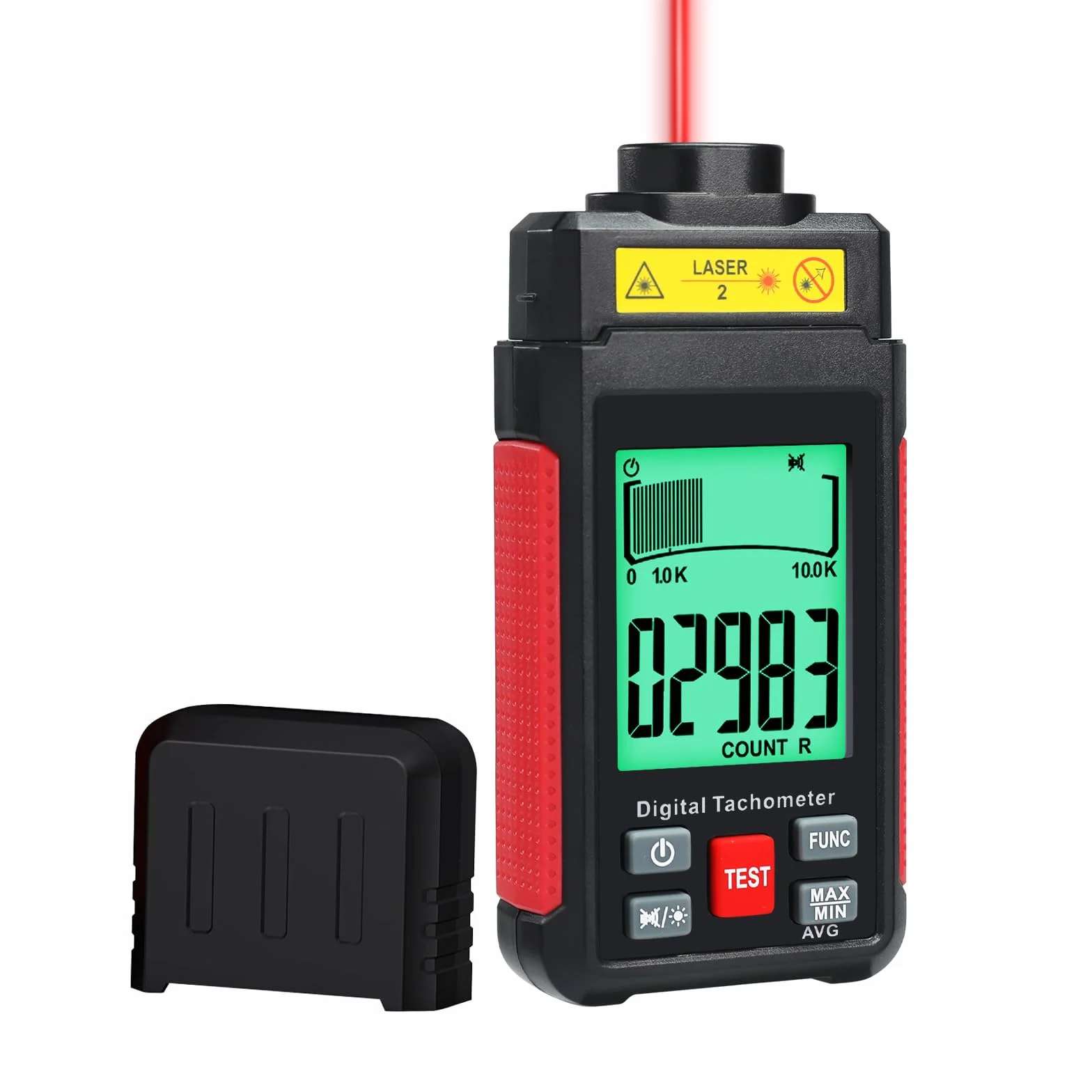 Tacómetro láser digital 99 999 RPM Alta precisión medición sin contacto