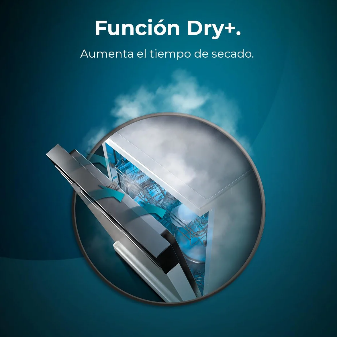 Cecotec Bolero Aguazero 6100 E Lavavajillas Independiente 60 cm 1850W 13 Cubiertos 6 Programas Dry+