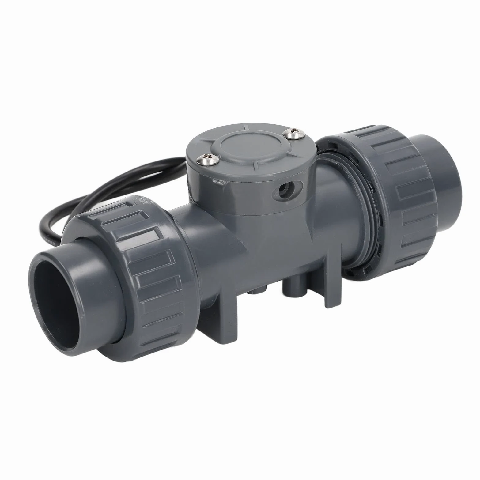 Medidor de Flujo Sensor de Flujo de Agua Medidor de Fluido Contador Interruptor Resistente a álcalis DN25 Cable de 50 cm para Plantas de Agua residenciales petroquímicas