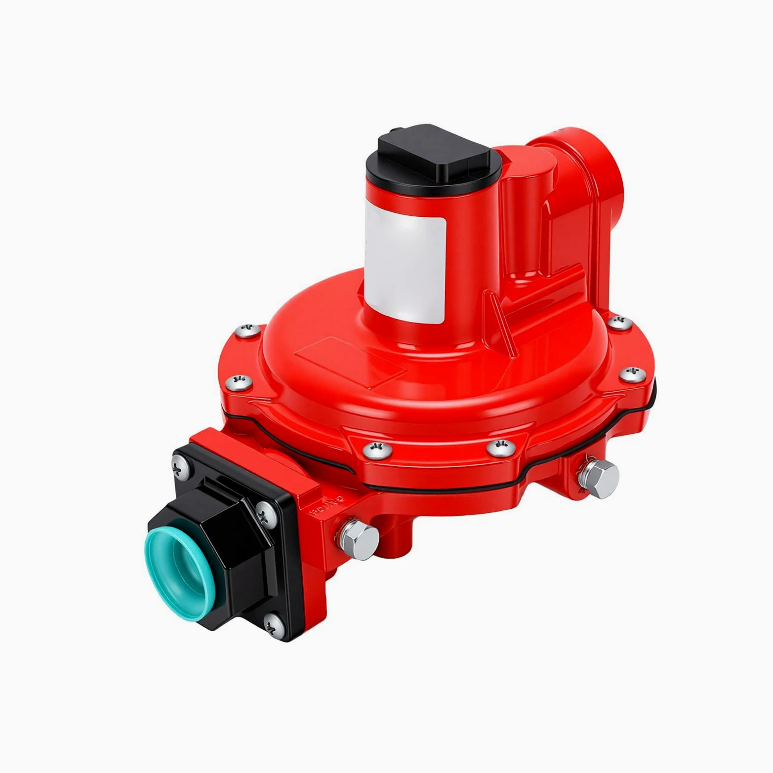 Regulador de Gas Natural R622H-BGJ, 8-12 PSI Ajustable 1/2 Pulgada NPT Salida de Entrada Regulador Gas Primera Etapa, Propano para Residencial Comercial Industrial