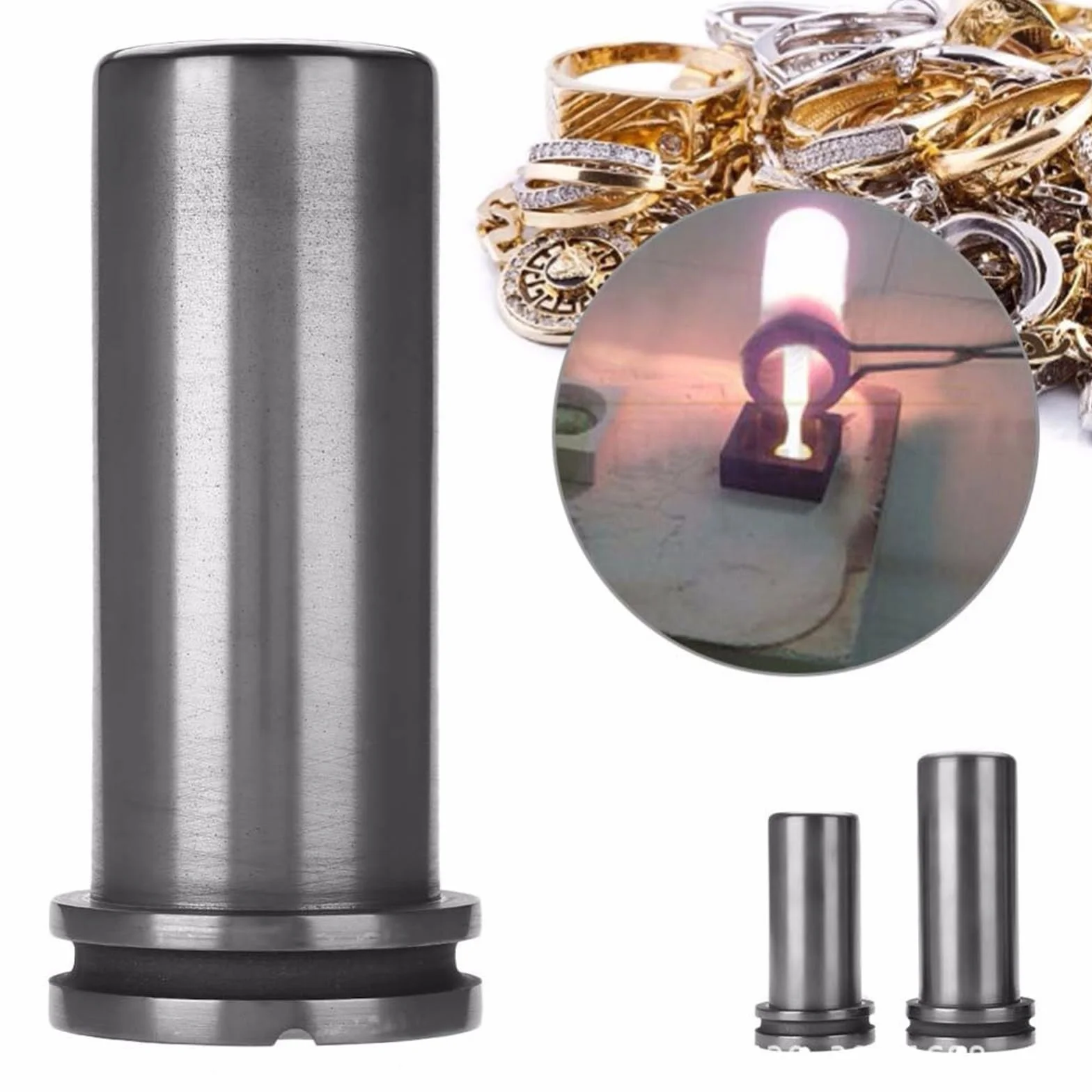 Graphites Crucible de Fundición de Oro, Aluminio, Latón 1 kg 2 kg 3 kg Herramientas de Horno Eléctrico