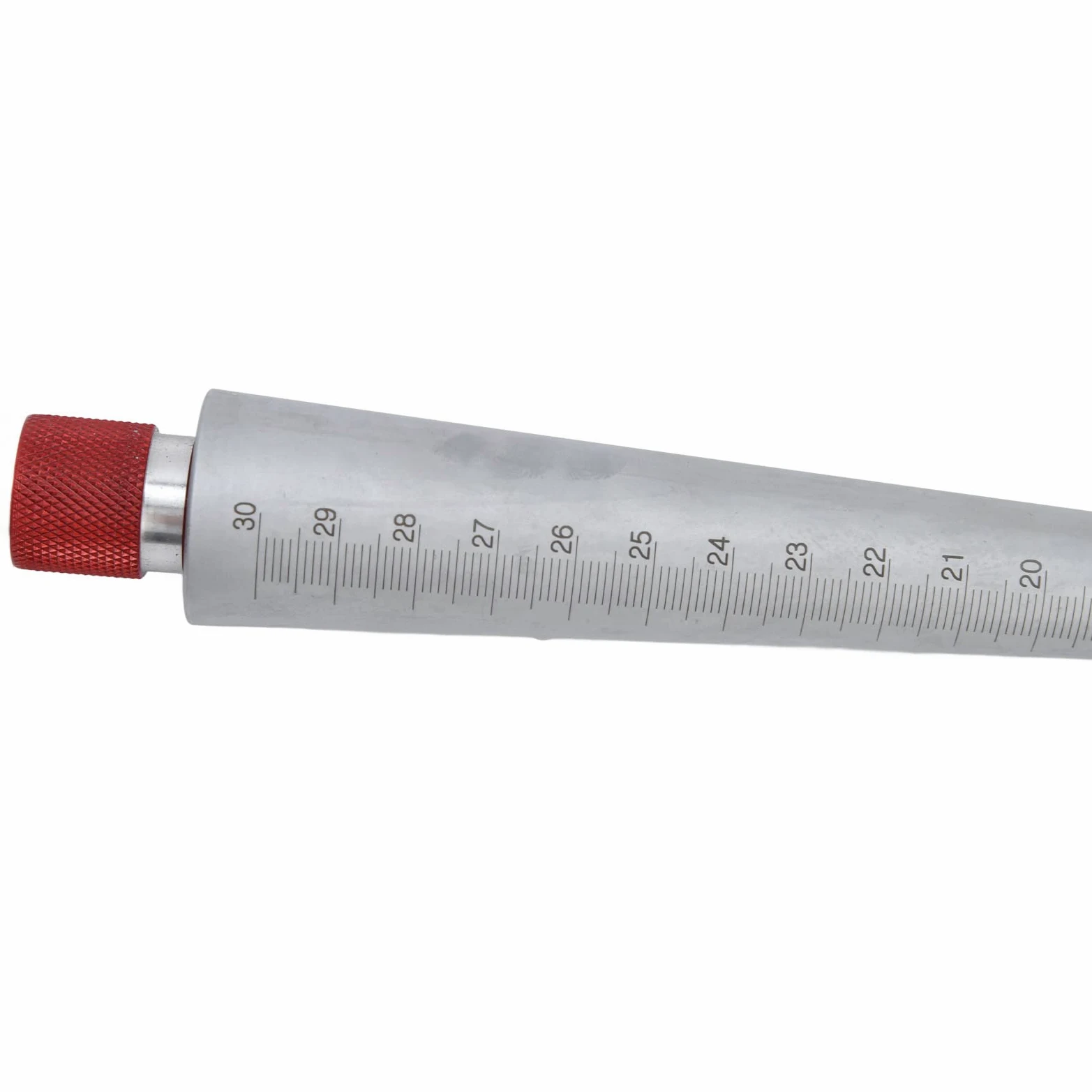 Galga de espesores, Regla de diámetro interior de acero inoxidable, Regla cónica con orificio resistente al desgaste, Calibre de apertura para tubos de plástico