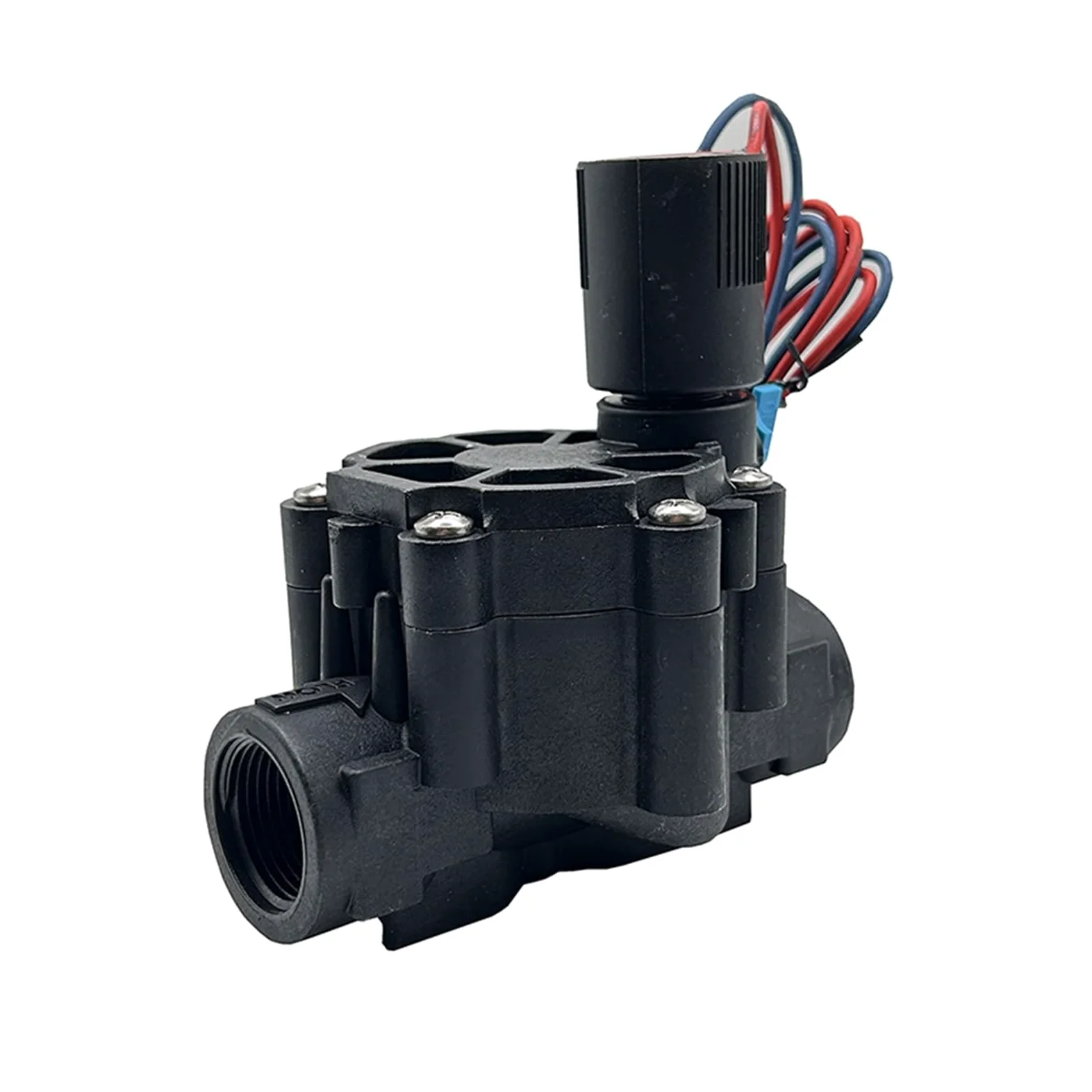 Válvula Solenoide de agua de 1/2 ", 3/8", 3/4 ", 1", 220, 12V, 24V, válvula de nailon normalmente cerrada for riego de jardines y granjas Para aplicaciones industriales(C,110)