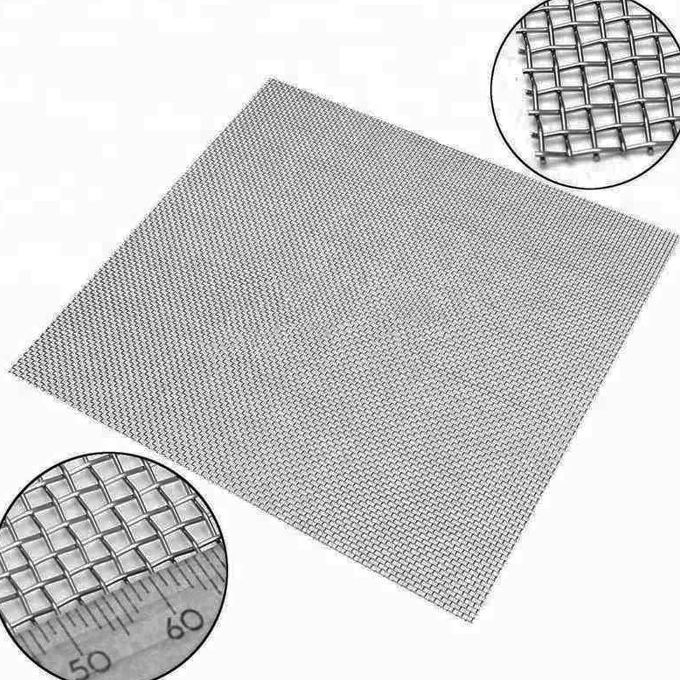 Malla de tungsteno de pureza, con tejido preciso, resistencia al calor, for uso industrial de laboratorio. 1 unidad(100x100 40Mesh)