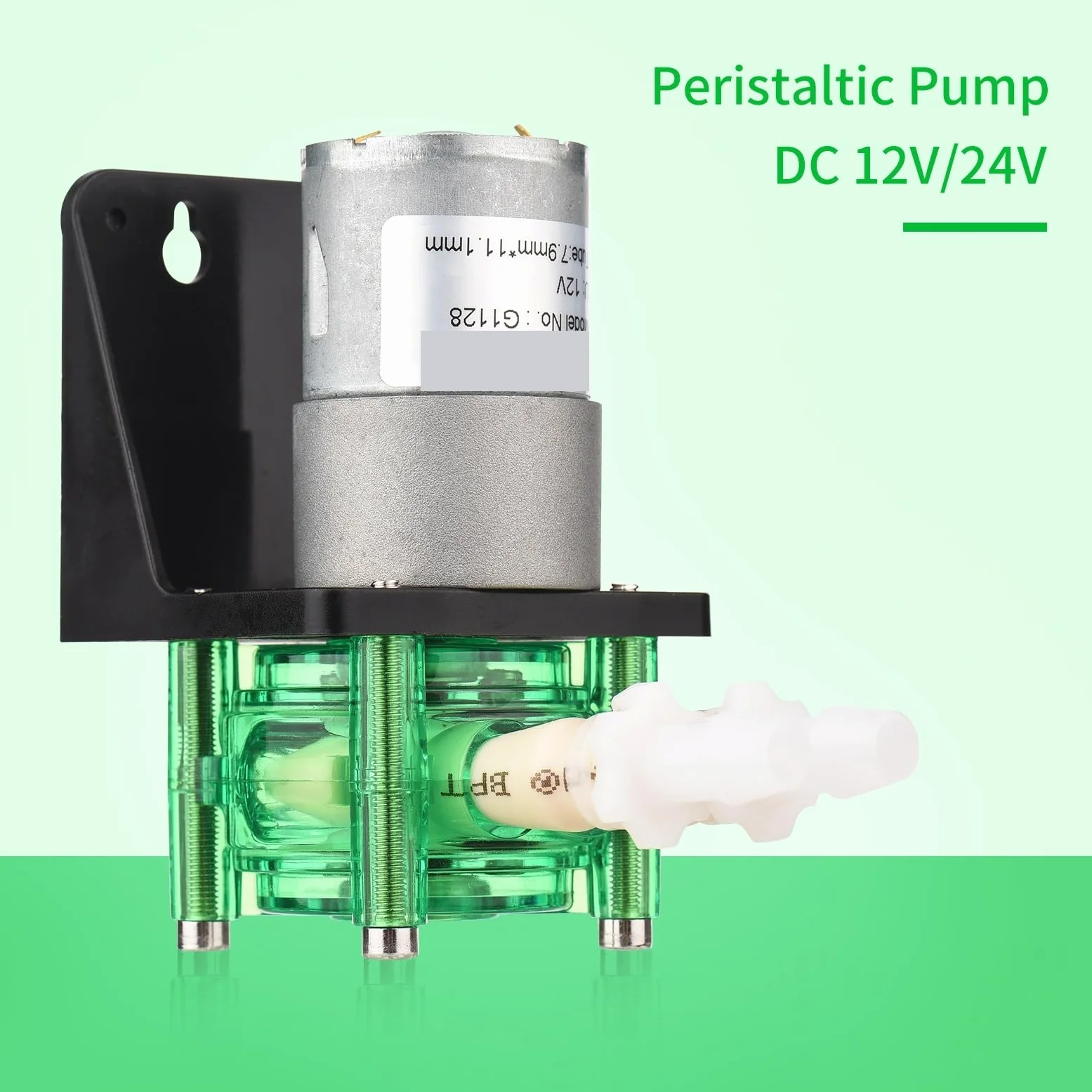 Bomba peristáltica, Bomba dosificadora de 24 V CC, bomba peristáltica, minibomba agua líquida, gran caudal, tubo BPT peristáltico, autocebante, 700 ml/min