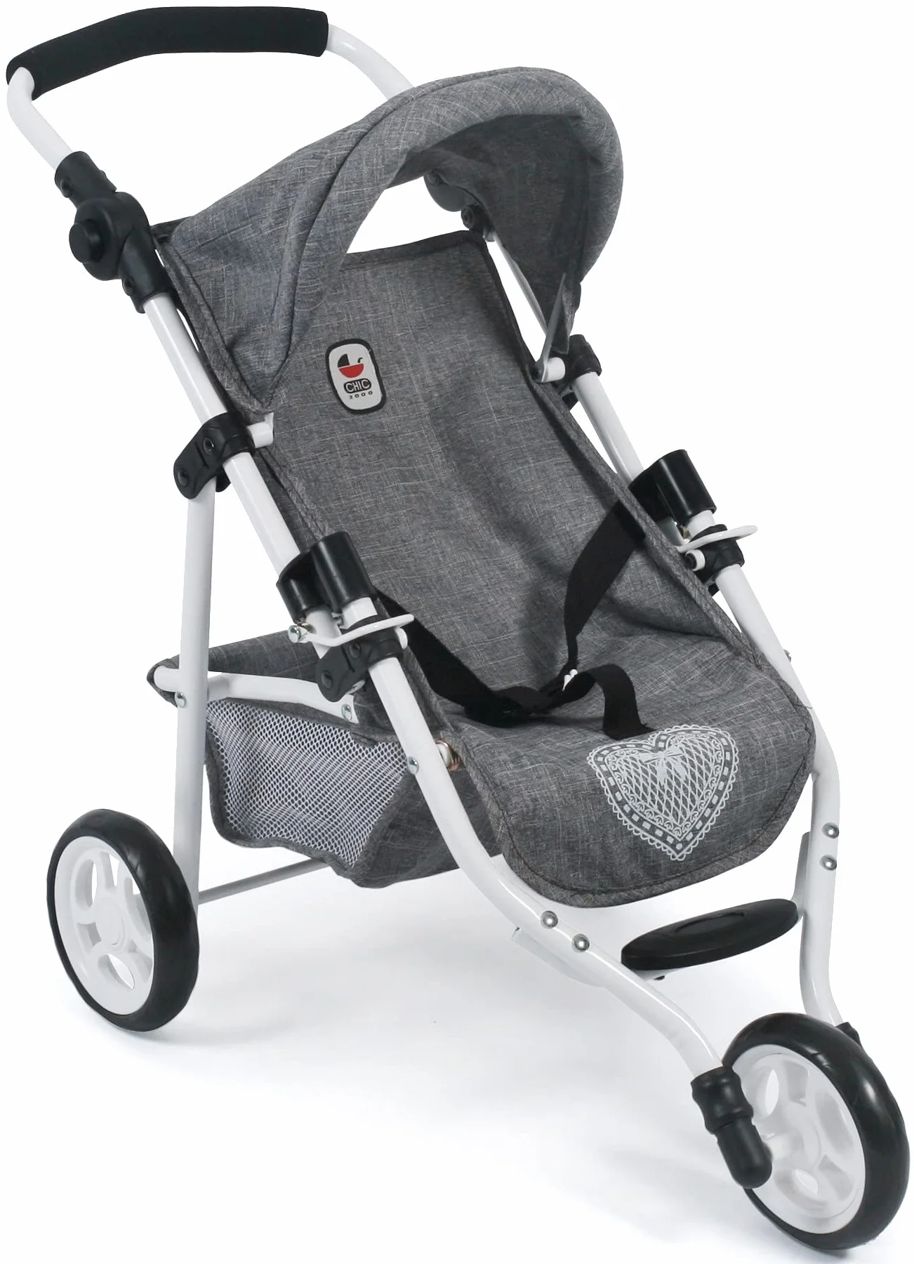 Bayer Chic 2000 Cochecito de muñecas Lola Joggy Gris 70 x 33 x 62 cm