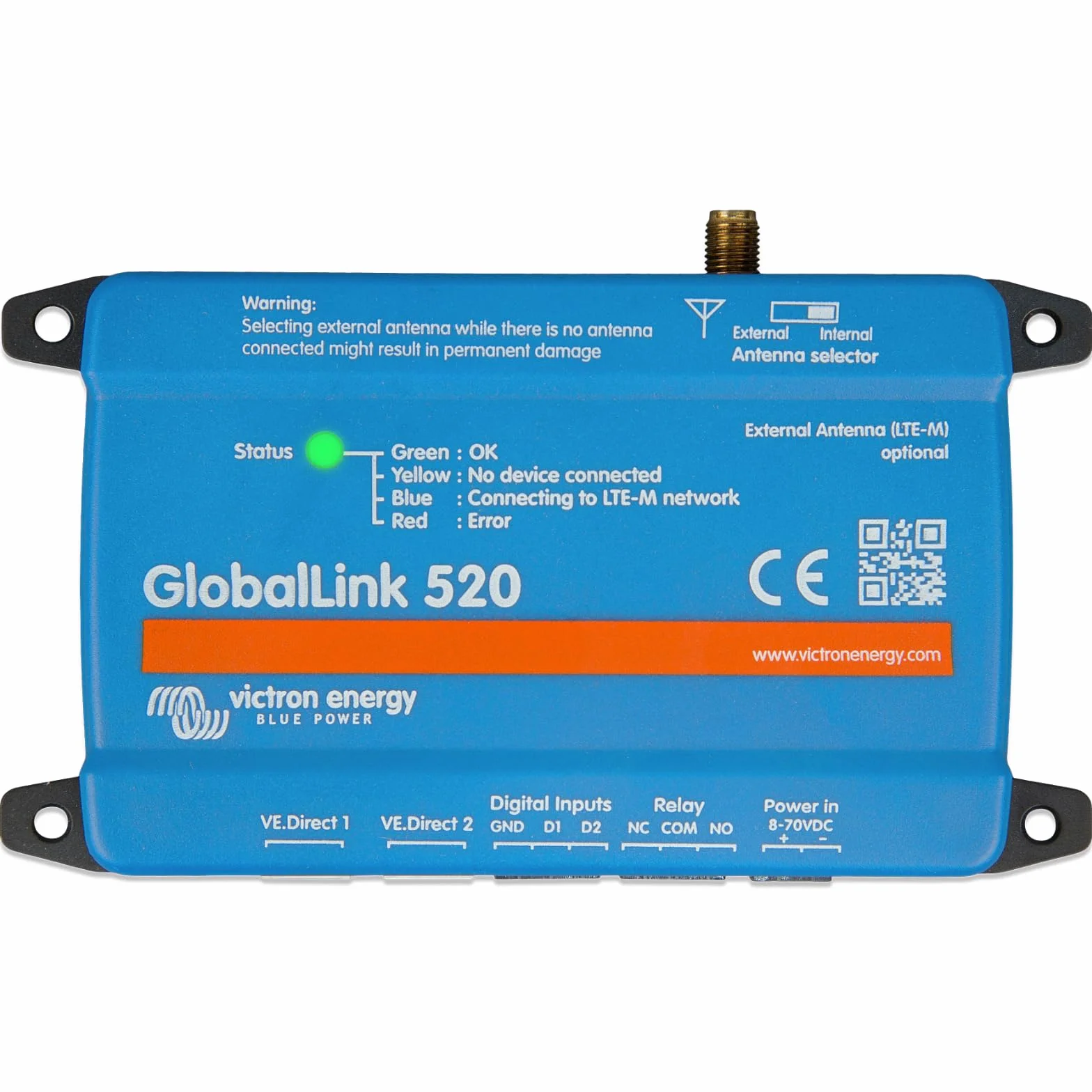 Victron Energy GlobalLink 520 para el Monitoreo y Control del Sistema
