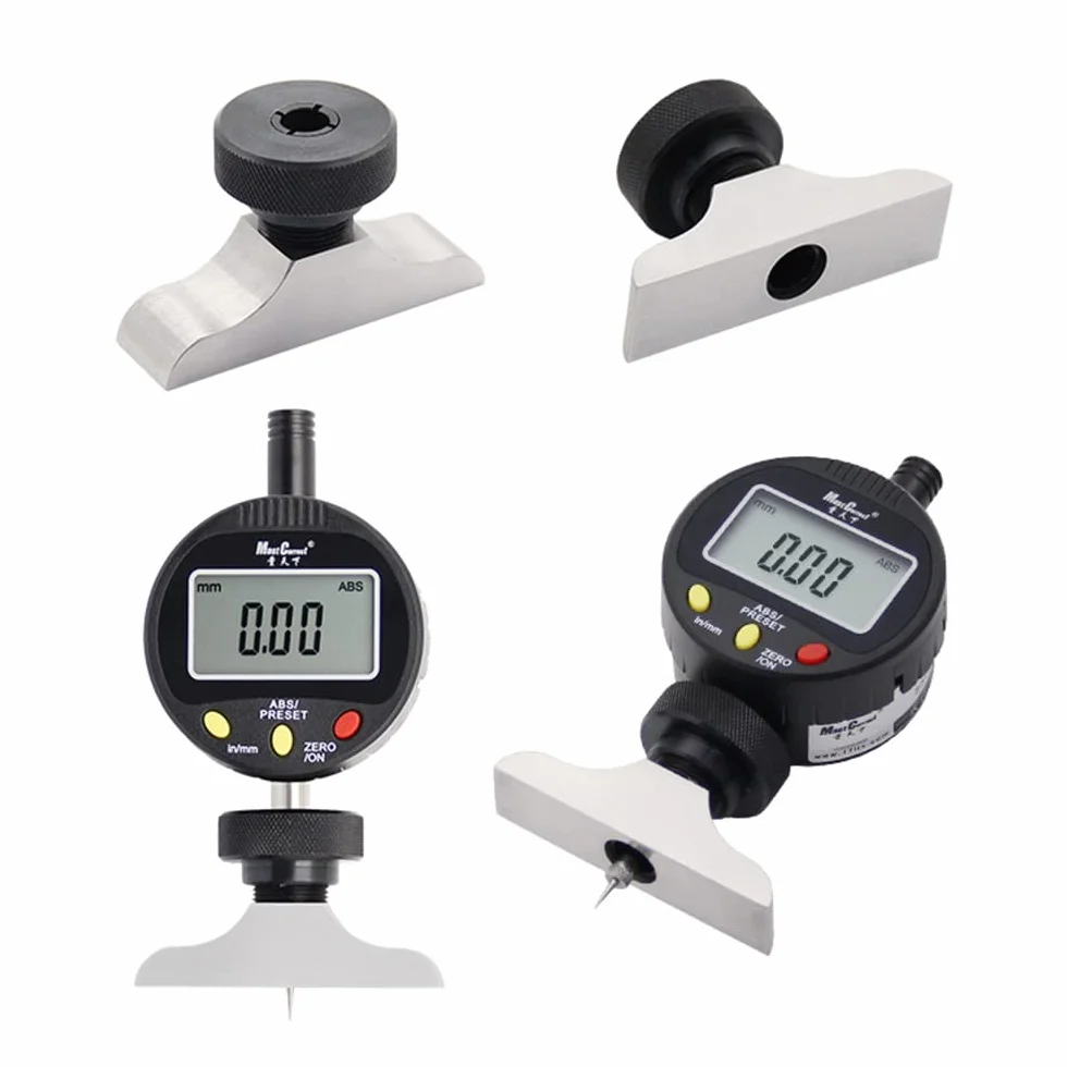 Base inferior para medidor de profundidad, 63 x 17 mm para indicador de dial