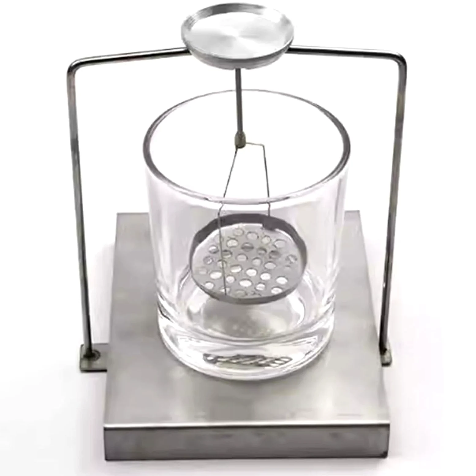 Marco de gravedad específica de densidad,Kit de determinación de densidad,Marco específico de equilibrio de precisión for determinación de densidad Líquidos Sólidos,Medición precisa de densidad(A)