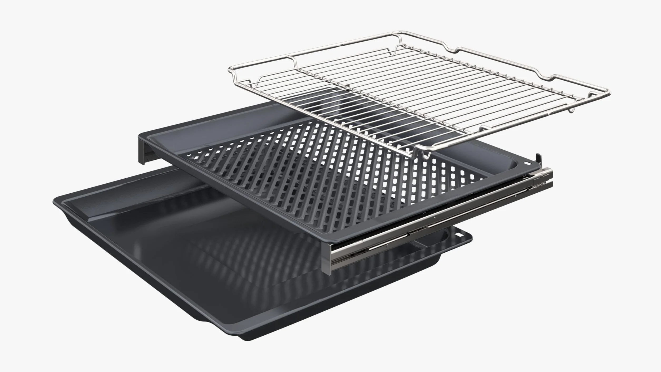 Balay Horno multifunción 60 cm Pirólisis Aqualisis Control táctil 40 recetas Raíles Flex Cristal Negro 3HB5879N7