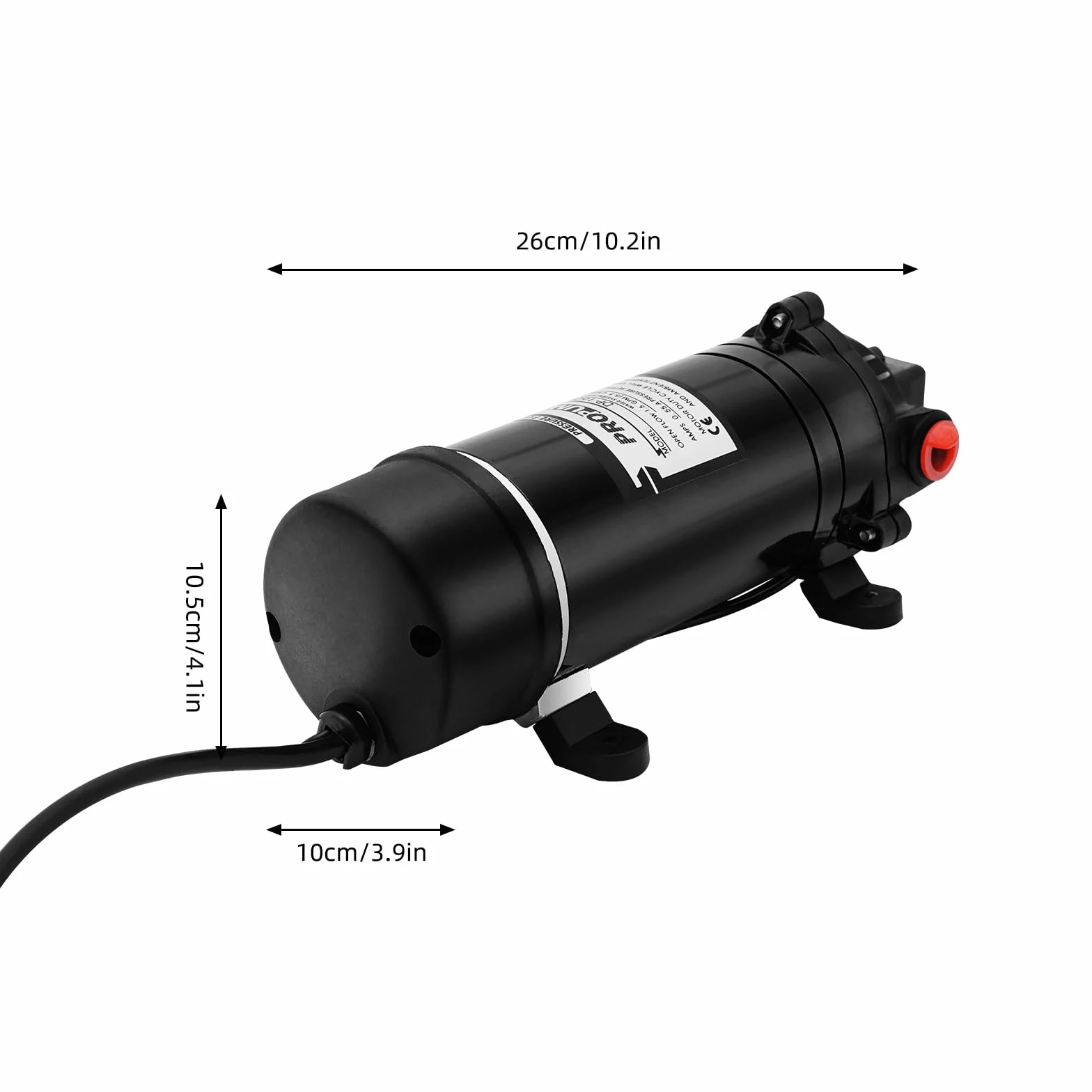 Bomba de agua 220 V autocebante 160 psi para caravanas jardín