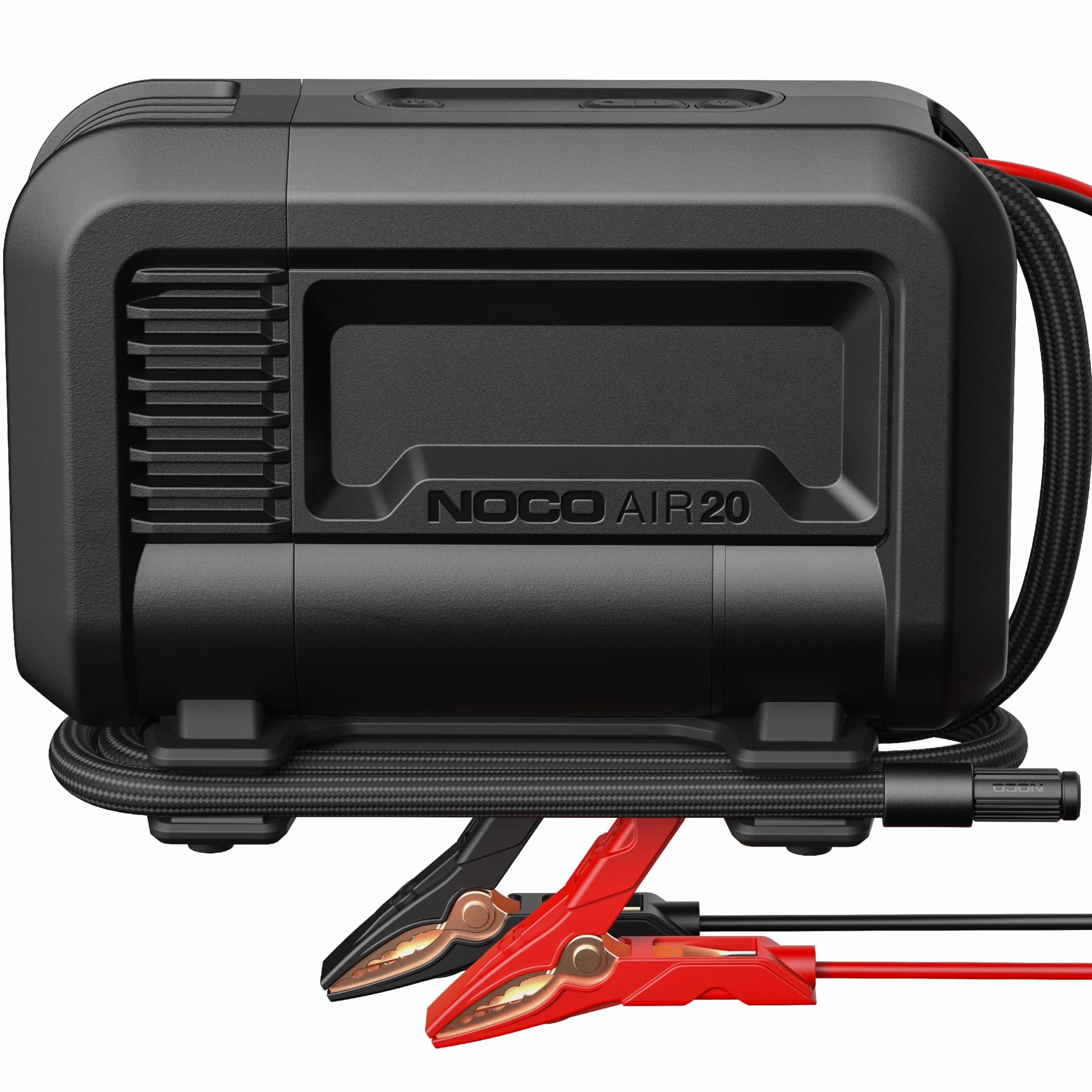 NOCO AIR20 Inflador de neumáticos 20A Compresor de aire portátil 12V 47 SLPM 40 PSI Manómetro digital Apagado automático