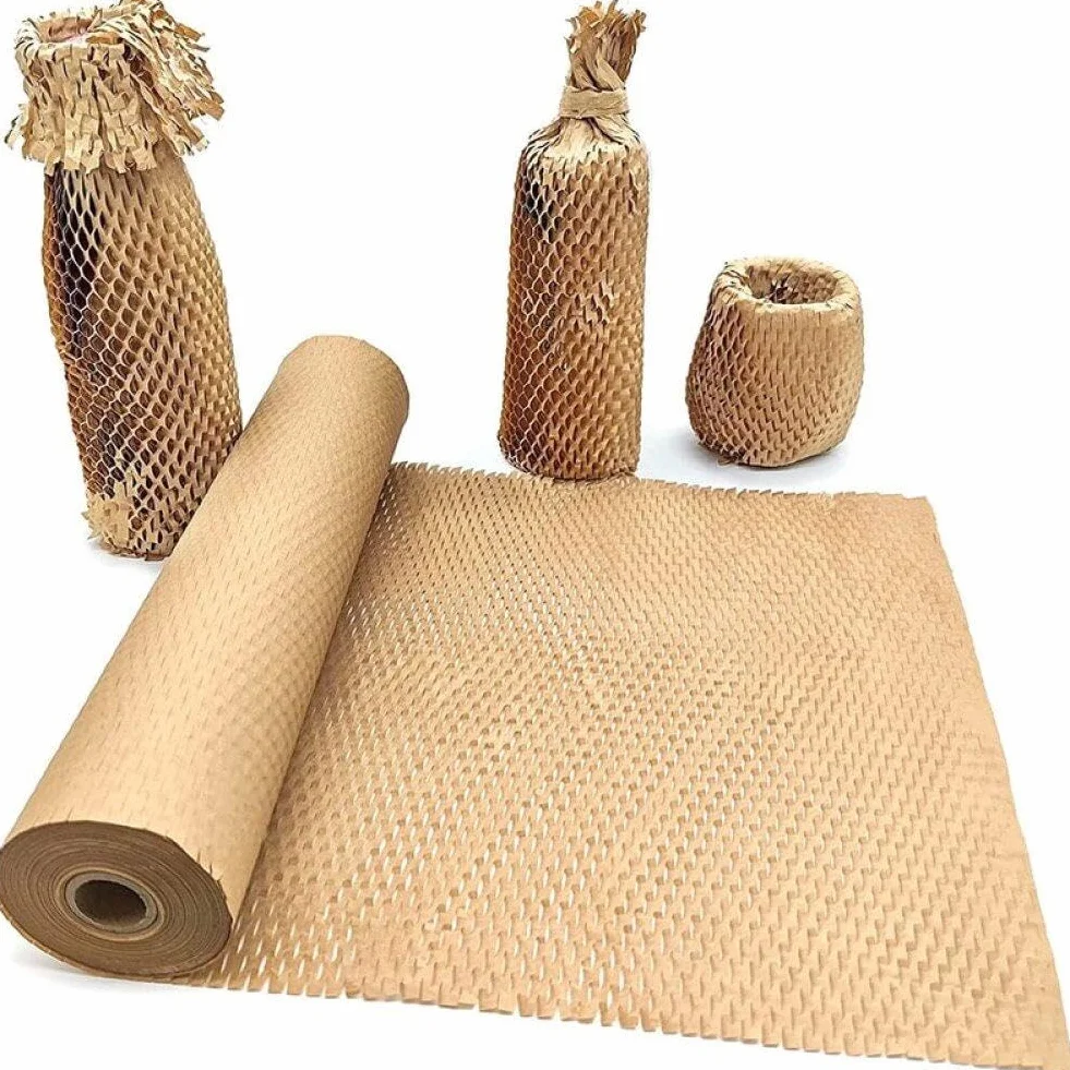 Rollo de Envoltura Acolchada de Nido de Abeja 10m para Envío