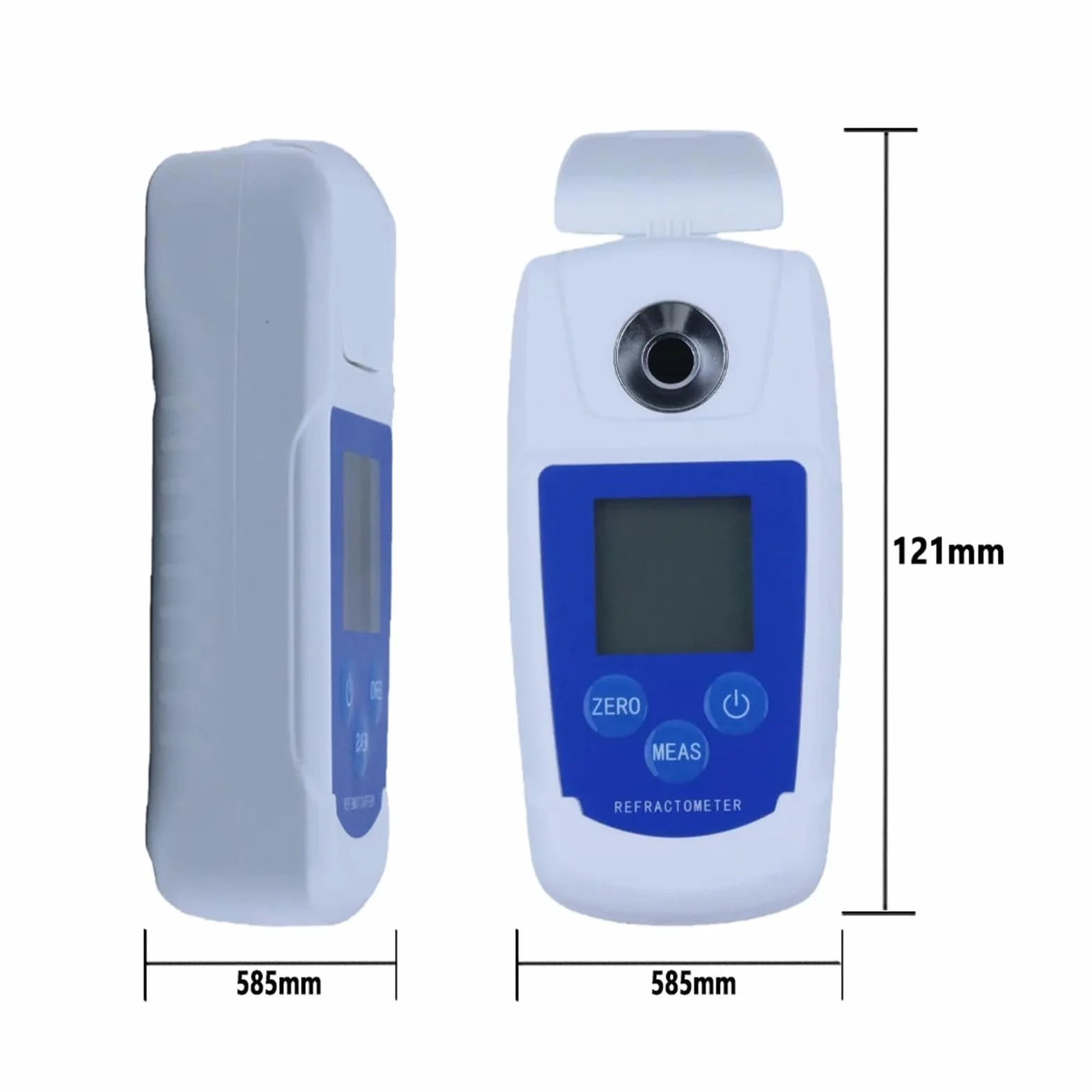 Refractómetro Digital Brix 32/55% medidor Brix compensación automática de temperatura índice de refracción probador de azúcar Respuesta Rápida(0-55)