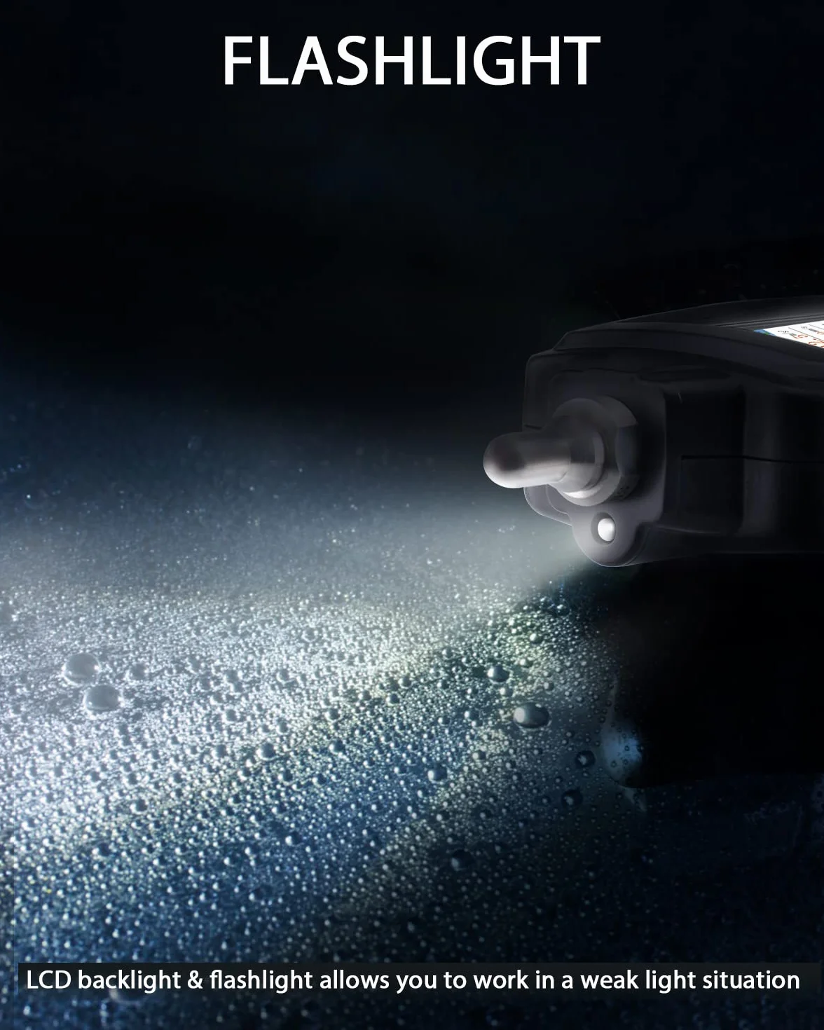 Wintact Medidor de vibración mecánico digital de mano, 0,01 ~ 199,9 mm/s, analizador de vibración mecánico, medidor de aceleración, velocidad, medición de desplazamiento para HVAC, motores, motores,