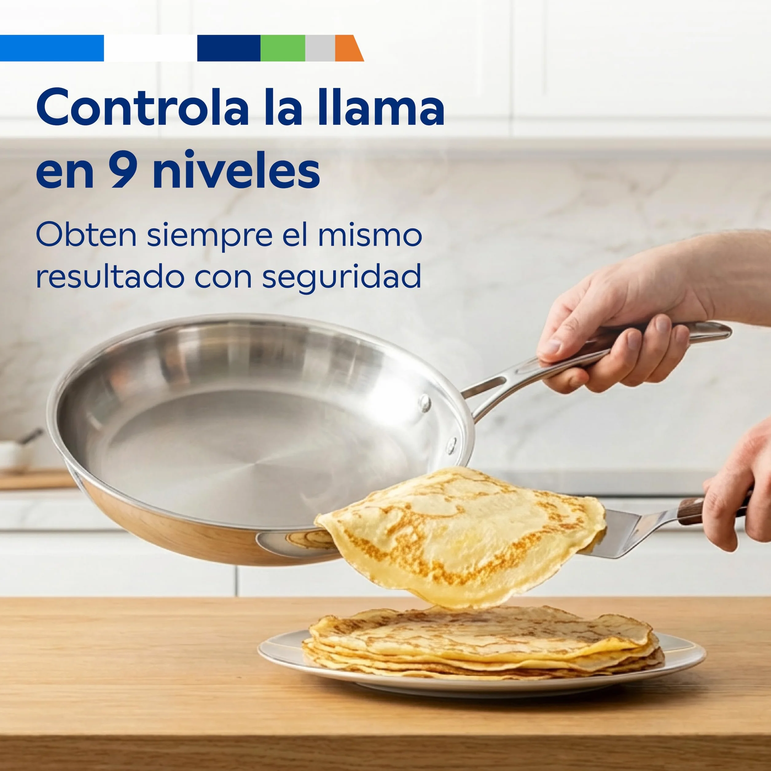 Balay 3ETG663RN Placa de gas 60 cm 3 Zonas Cocción Mandos extraíbles Control llama Autoencendido GasStop negro