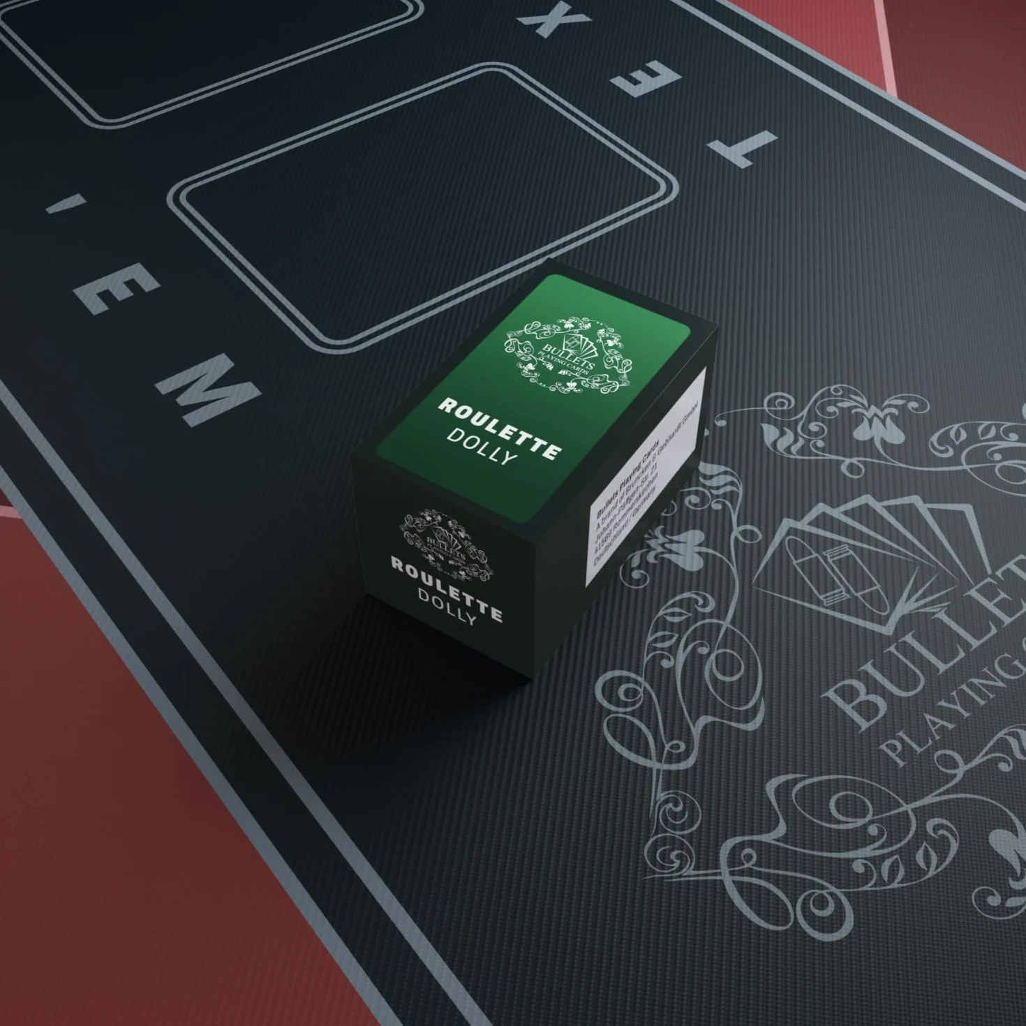 Bullets Playing Cards Premium Roulette Dolly Metal Elegante Marcador Casino Accesorios Mesa Juegos