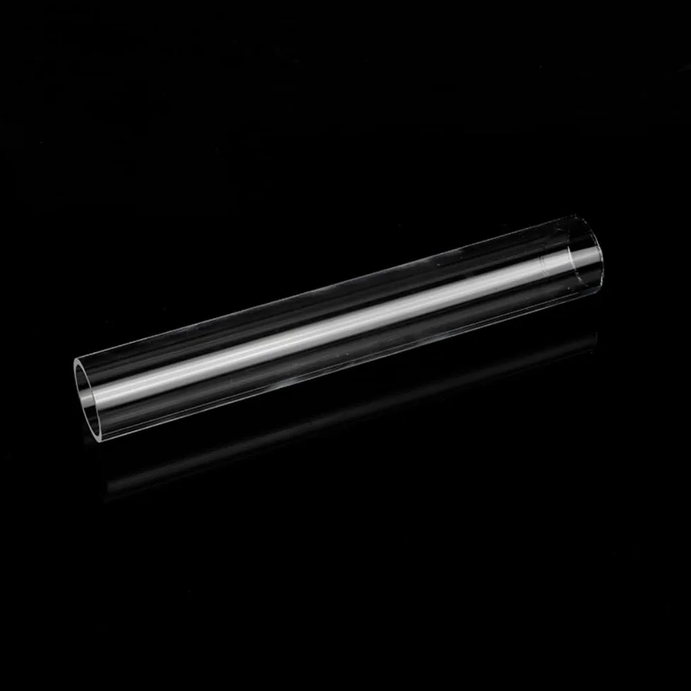 1 Pieza Tubo Vidrio Fundido Resistente Temp, Cuarzo Transparente 2/3/4Mm | Tubo de vidrio redondo(60mmx3mmx350mm)