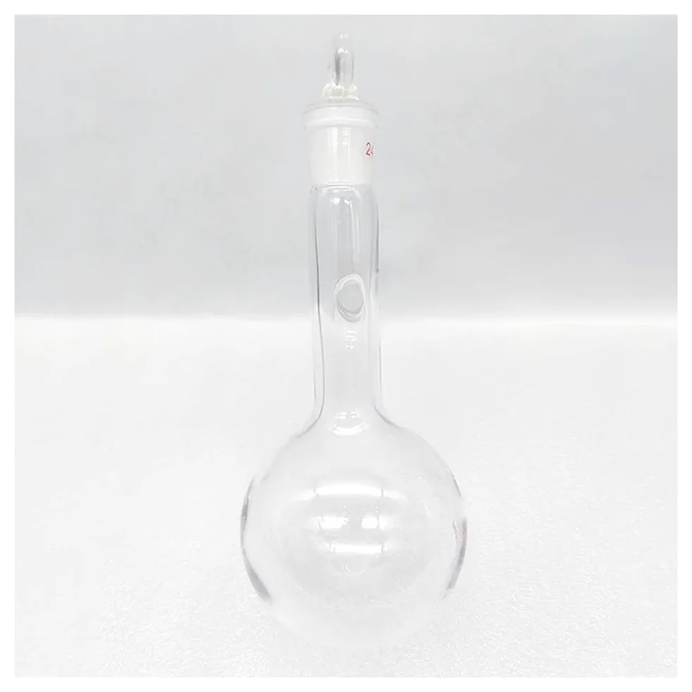 fondo redondo del frasco destilado de vidrio de si Matraz de destilación de vidrio de borosilicato de 500 ml, fondo redondo plano, 24 x (14-24) mm(Round bottom 24x19)