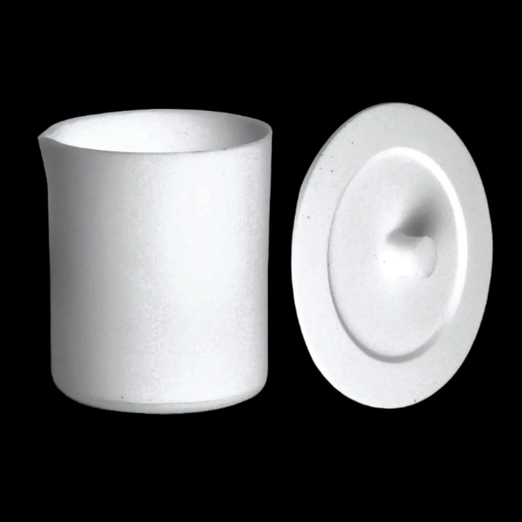 Vaso de precipitados de PTFE de 50 a 1000 ml, vaso de teflón resistente a ácidos y álcalis for uso en laboratorio, 1 unidad(Without Lid 2000mL)