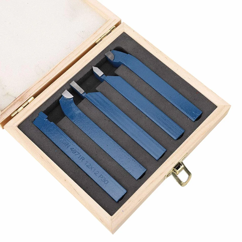 Herramienta de Torneado, Herramienta de Torno de Carburo Profesional, Punta Soldada para Tornos Generales Tornos Semiautomáticos(16 * 16 mm)