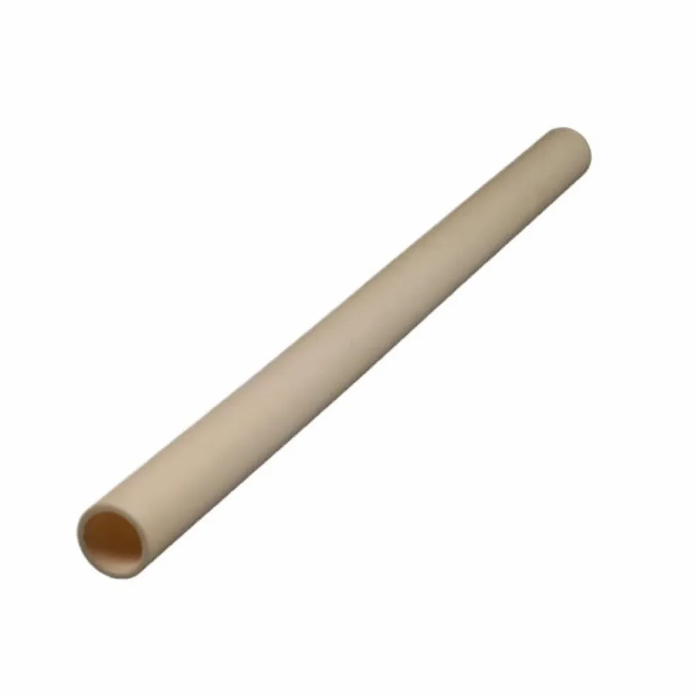 Tubo de cerámica de alúmina resistente a la abrasión de alto rendimiento: tubo de combustión hueco personalizable, 300 mm de longitud(20mmx30mm)