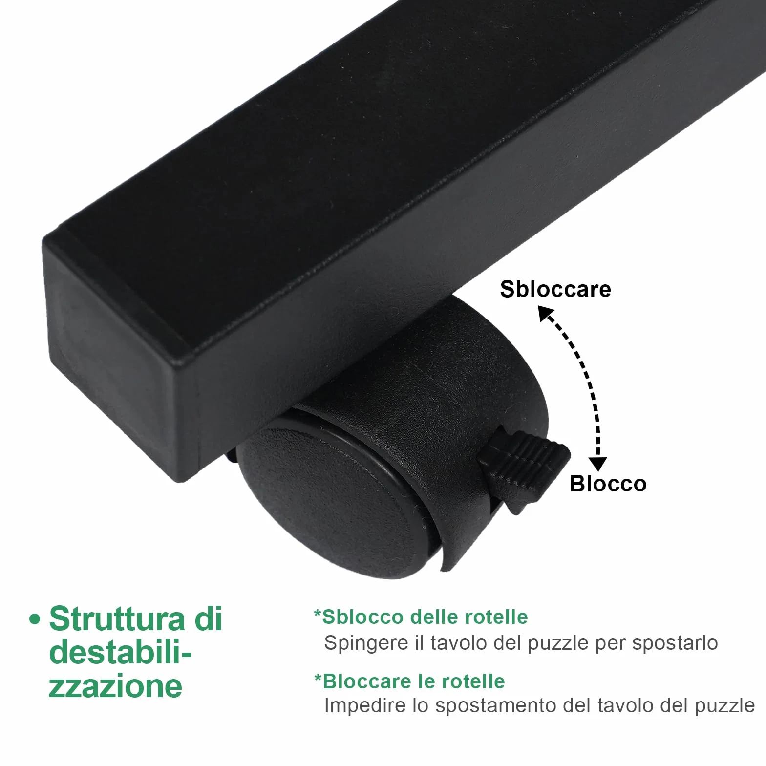 Mesa de Rompecabezas de Madera 1500 Piezas 89x69 cm Altura Ajustable Inclinación 45° 4 Cajones