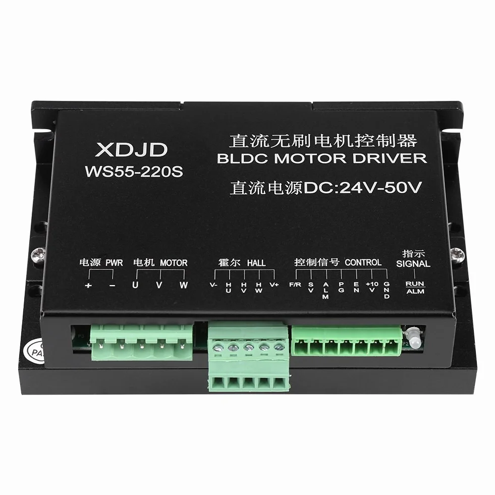 Motor de Husillo Set ER16 500W 12000r/min Refrigeración por Aire de Alta Velocidad Sin Escobillas con Motor de Motor Potenciómetro Interruptor de Sujeción