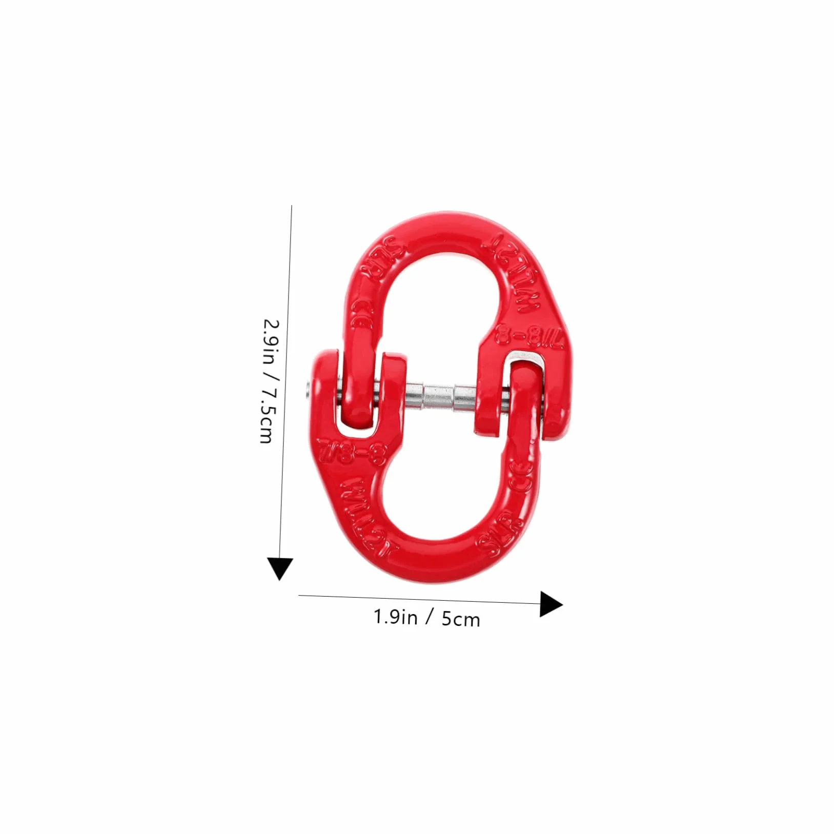 Enlace de Acero Rojo para Cadena de Seguridad 2t Elevación y Remolque