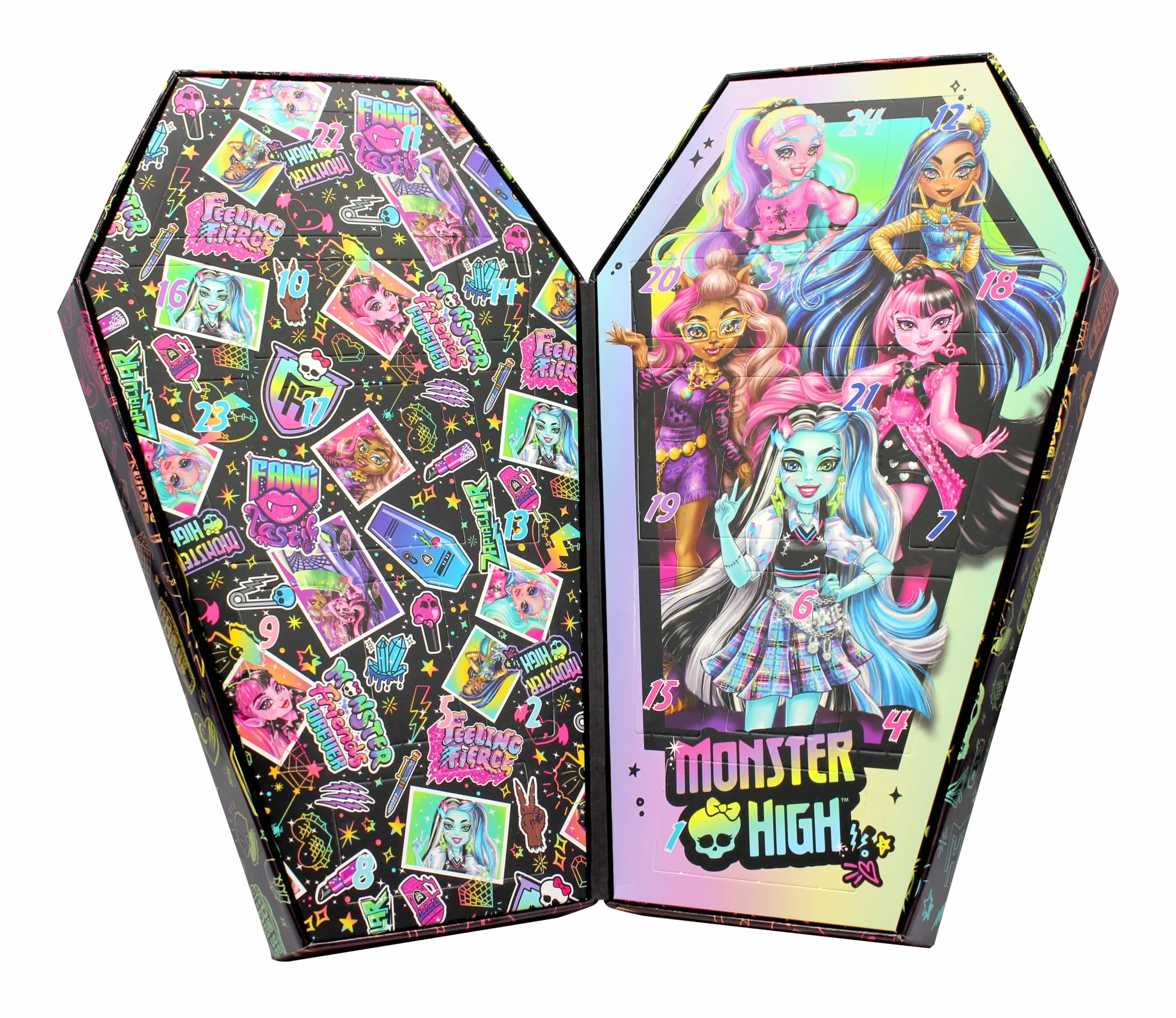 Monster High Calendario de Adviento joyas accesorios pelo 21x7x34 cm
