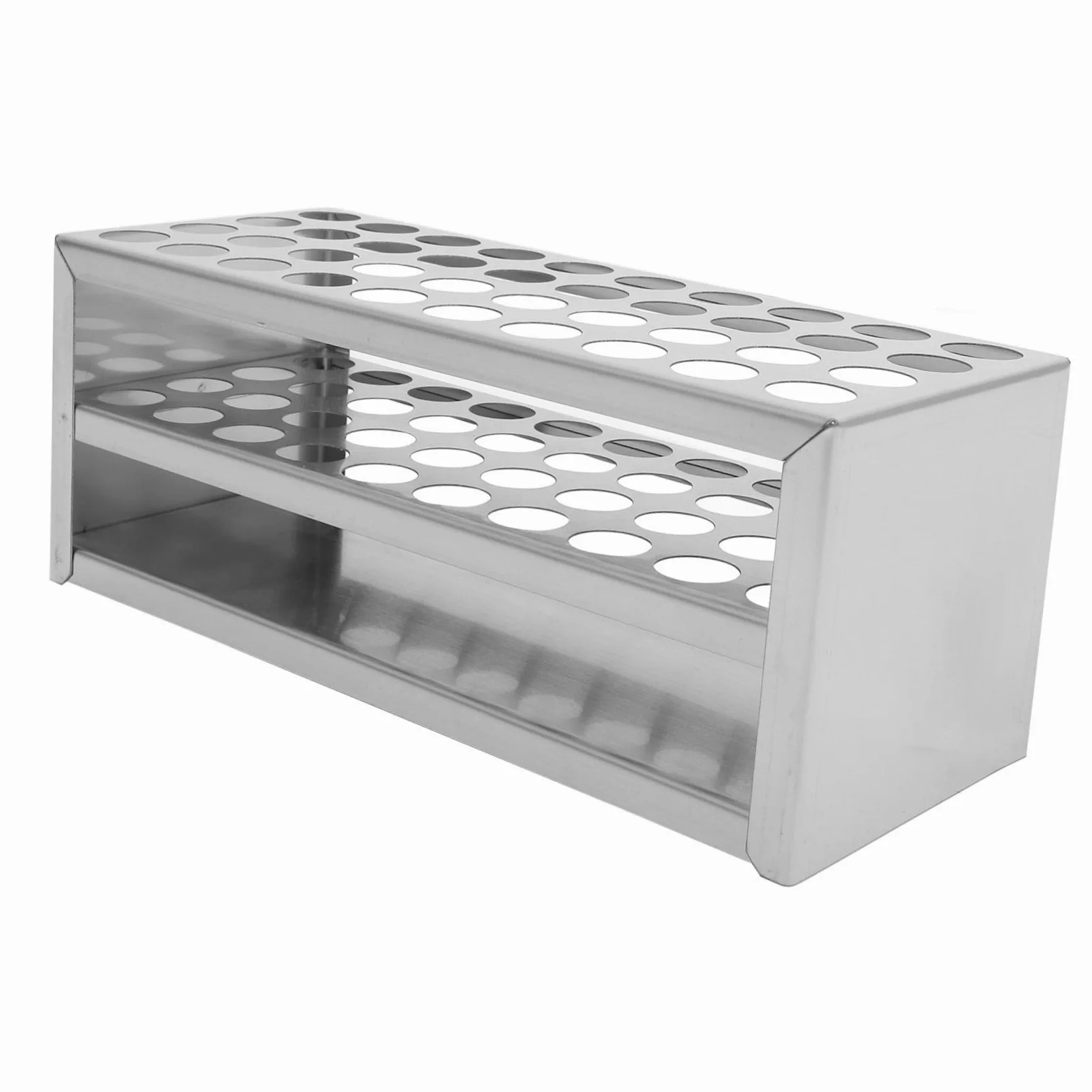 iplusmile 5piezas Gradilla Inoxidable Para Tubos De Soporte Para Tubos De Muestreo Organizador De Resistente Corrosión y De Limpiar