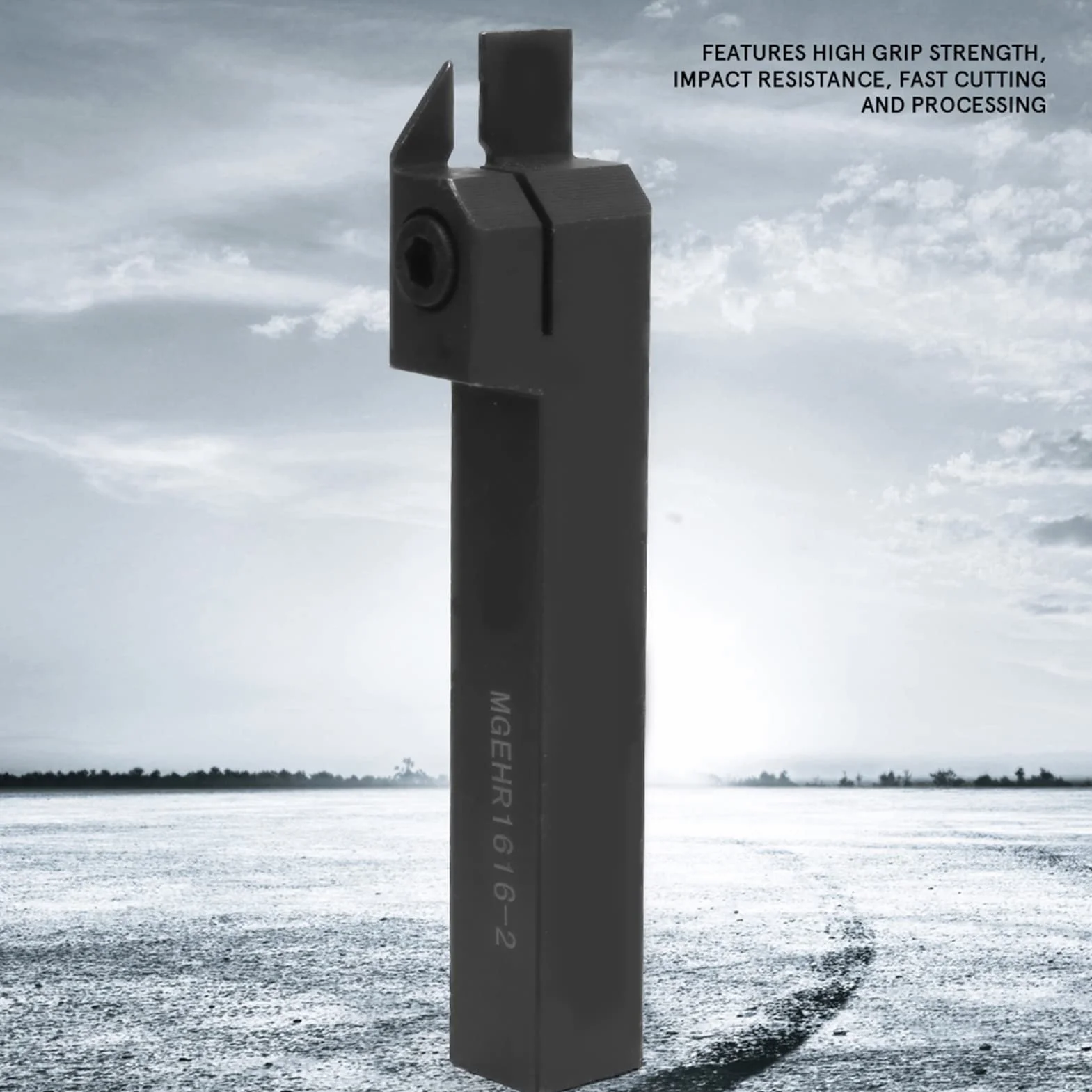 MGEHR1616-2 Herramienta de corte de torno de 100 mm Soporte de herramienta de torneado CNC + 10 Uds MGMN200-G insertos