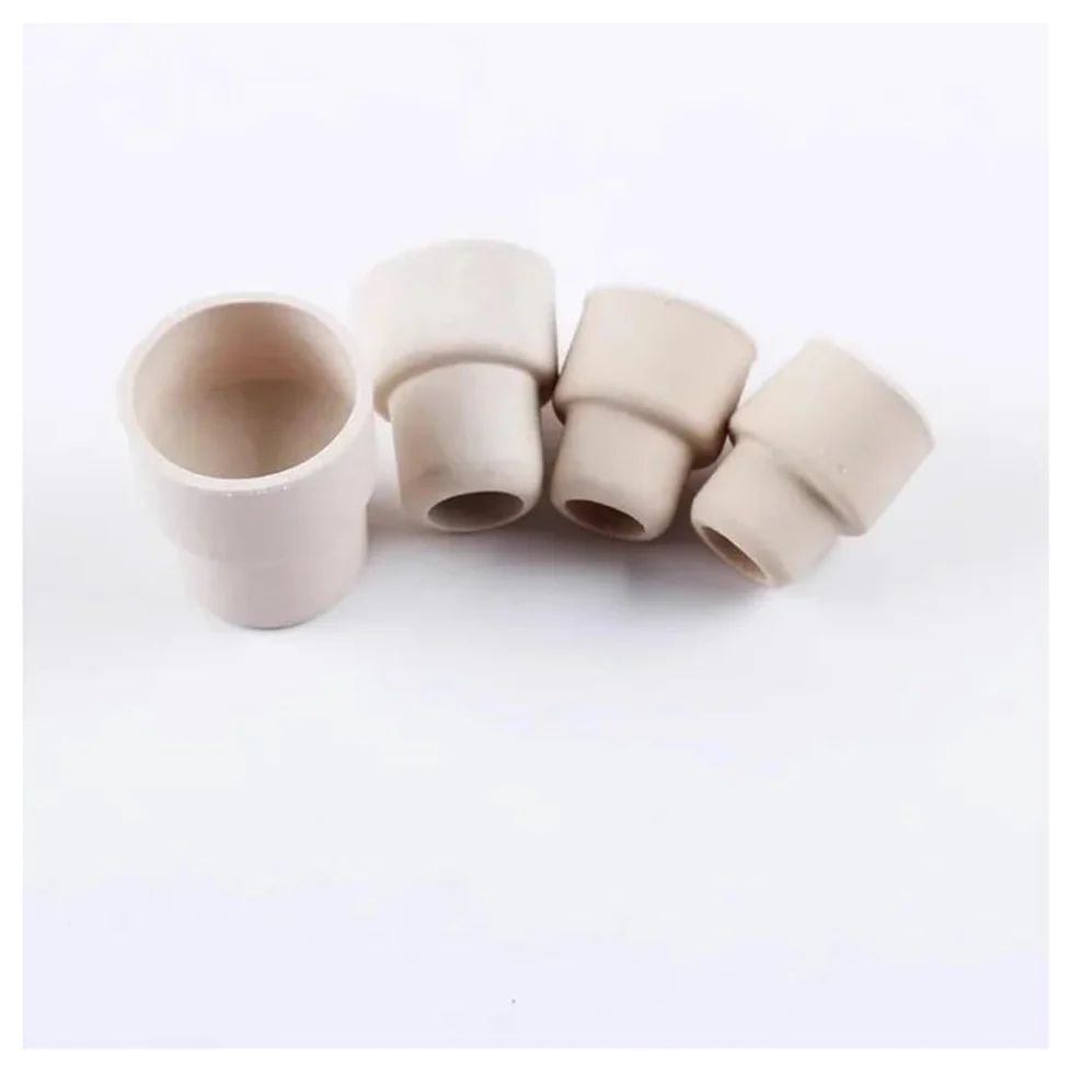 Tapón de goma laboratorio gris blanco tamaños 14 19 24 50 100 Uds tapa rosca inversa | White No.24 100pcs