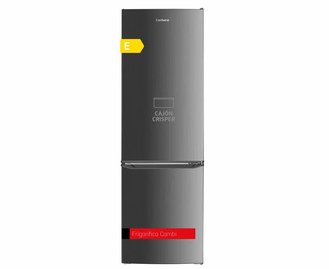 Corbero Frigorífico Combi Estático CCH1824EX 262L 180cm Inox