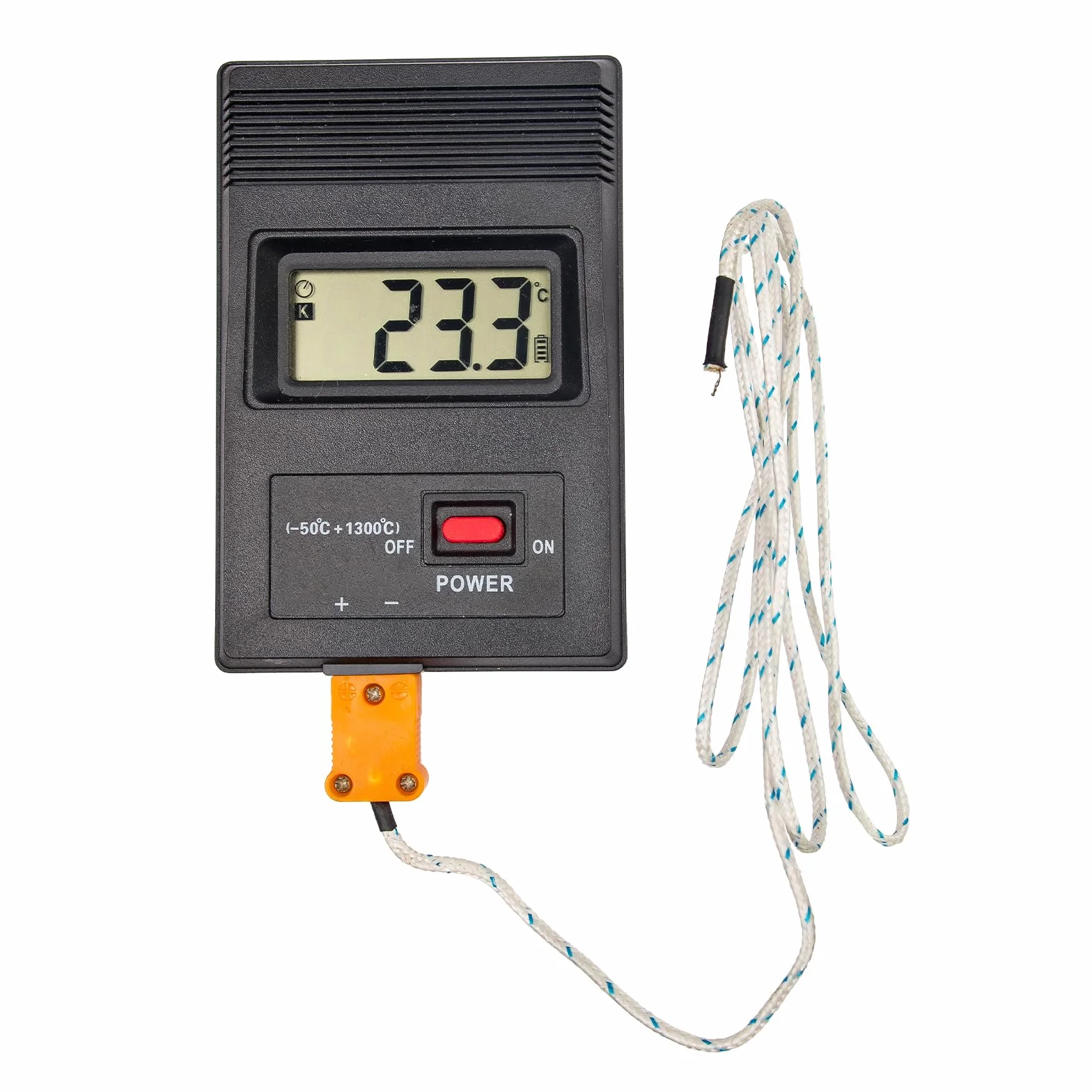 Kabel Termopar Typ K Złącze Męskie Panel Montażowy Mini Wtyk 220°C 10 Sztuk