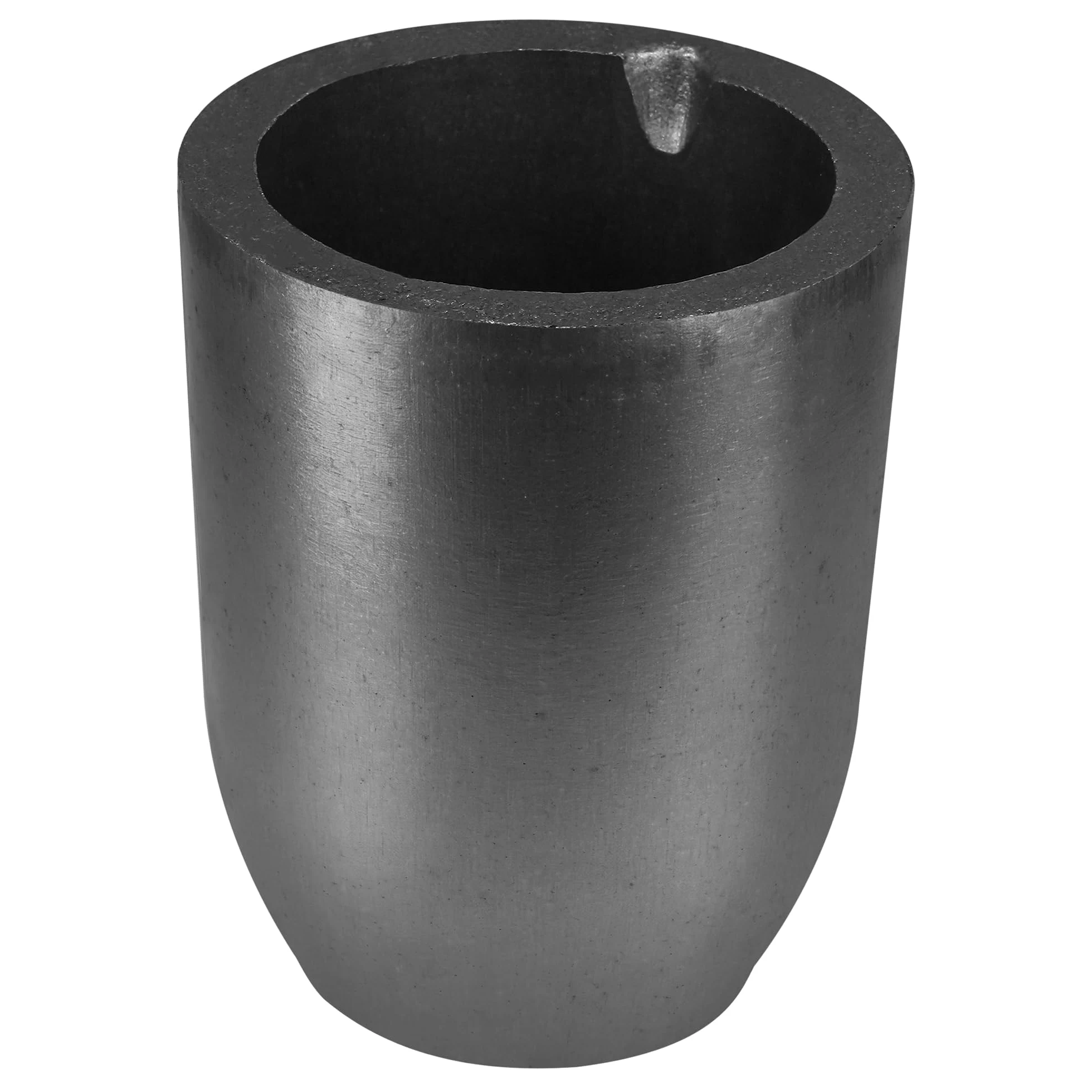 Crisoles de grafito de carburo de silicio, crisoles para derretir metal, soportan altas temperaturas de 1800 ℃, fundición de fusión de aluminio dorado y plata cobre (6 kg, n.º 6)