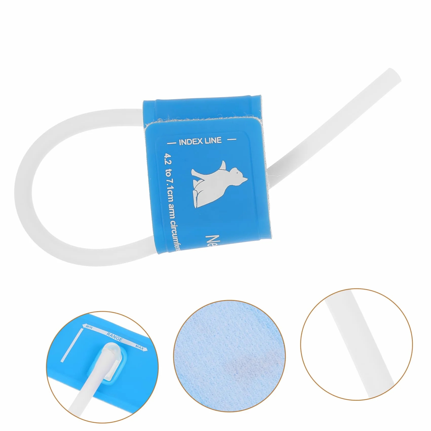POPETPOP Suministros Veterinarios Reloj Automático Brazalete Tensiómetro Reutilizable Brazalete Arterial para Mascotas Paño Animal Suministros para Mascotas
