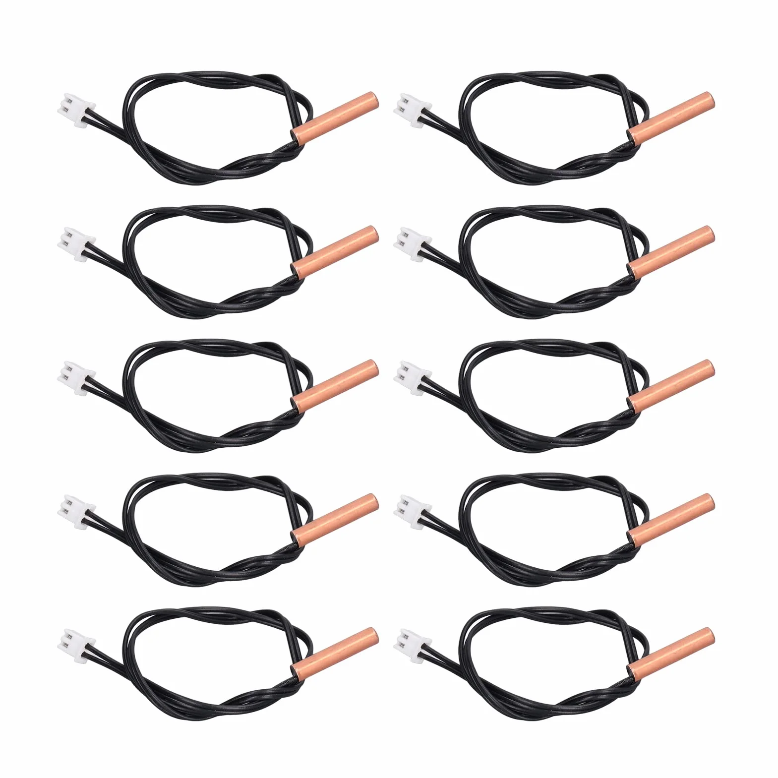 Sonda de termistor NTC de 10 K impermeable de cobre PVC para aire acondicionado