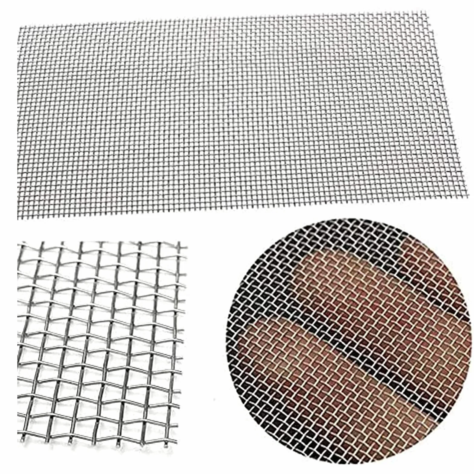 Malla de alambre de acero inoxidable para recintos de animales y protección de jardín