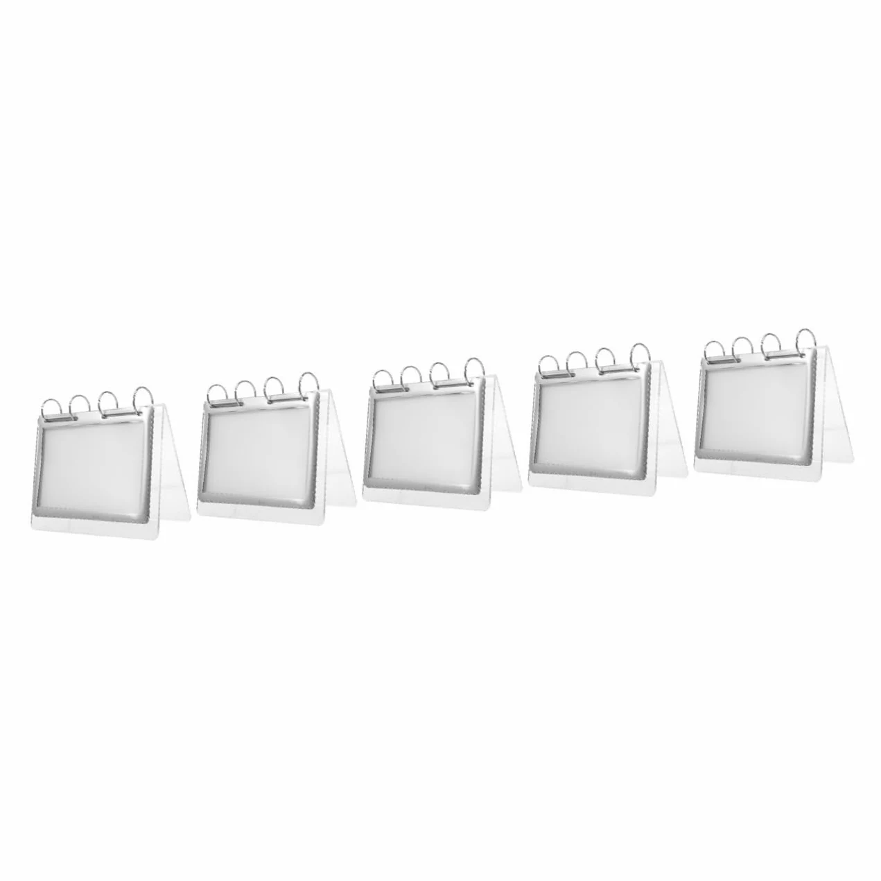 EXCEART 5piezas Soporte De Menú Vertical De Transparente Para Mesa Exhibidor De Carteles Para Restaurantes y Tiendas Para Publicidad y Presentación De Menús