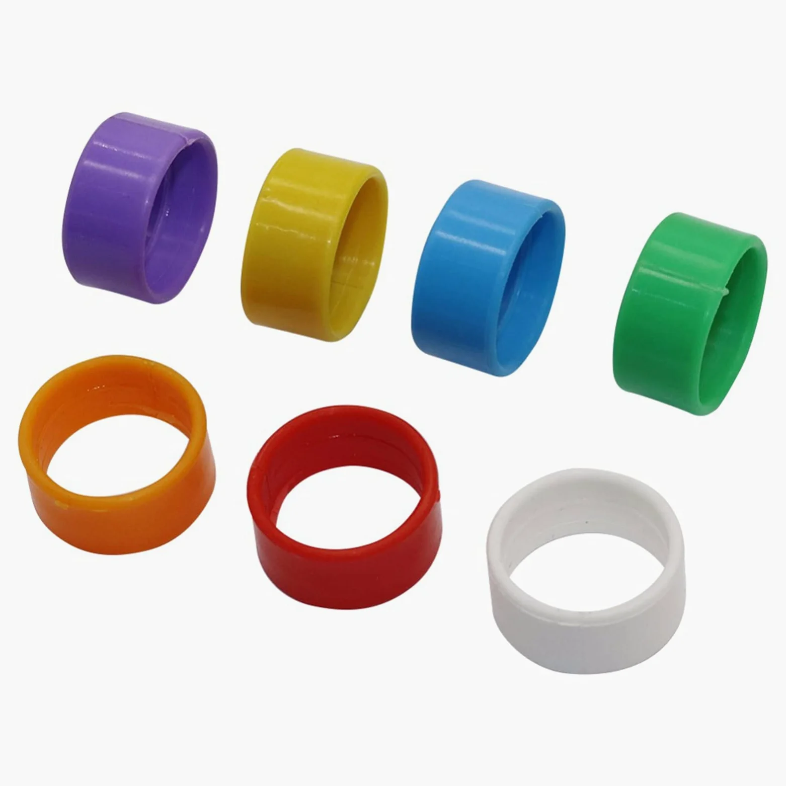 Anilla para patas， 1000 piezas de anillos for patas de pollo de 1,6/1,8/2,0 cm for identificación de aves de corral(Red,1.6 cm)