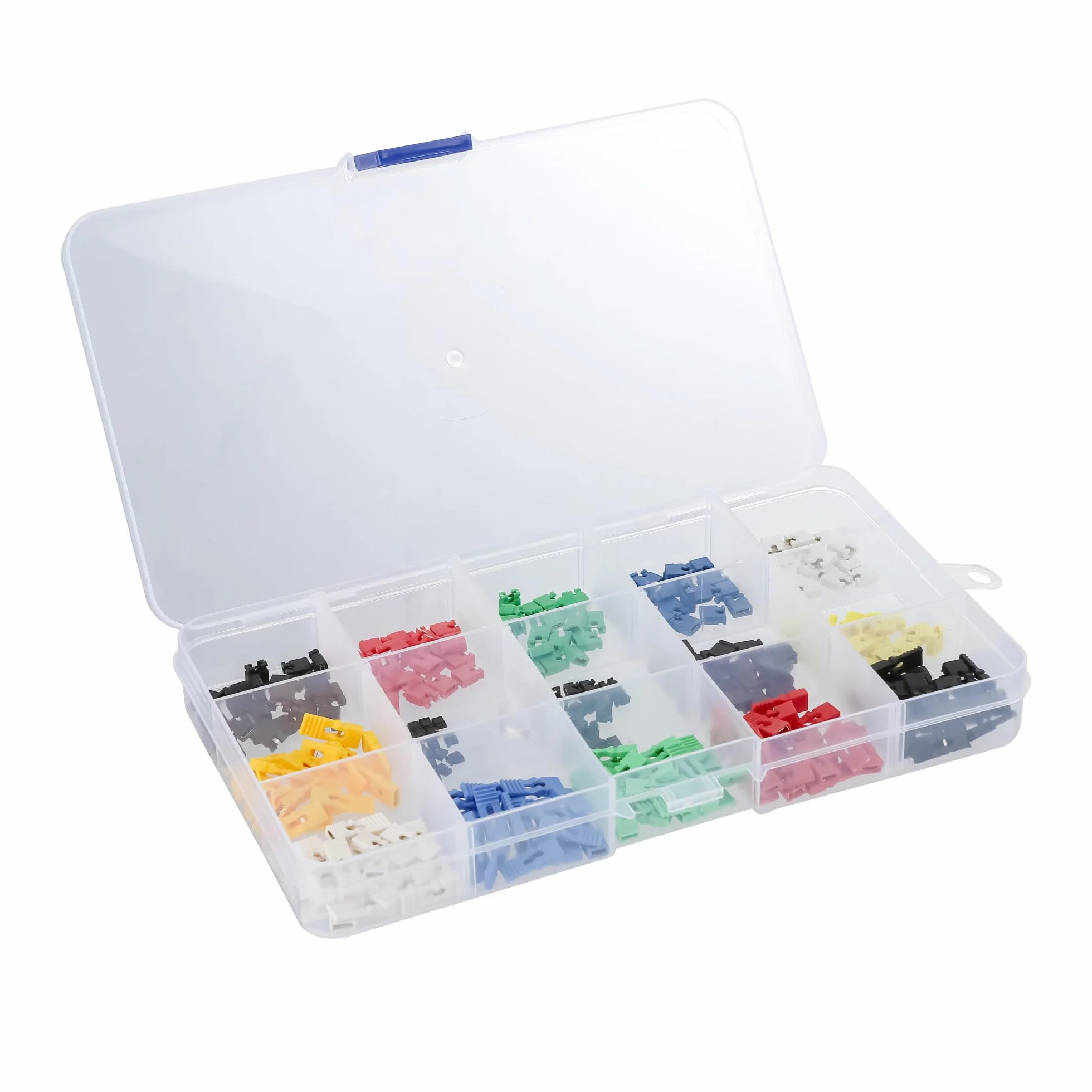 Juego de 300 Tapas Mixtas 2,54 mm 2,0 mm 1,27 mm para Arduino Raspberry Pi PCB Jumper Cap Shunts