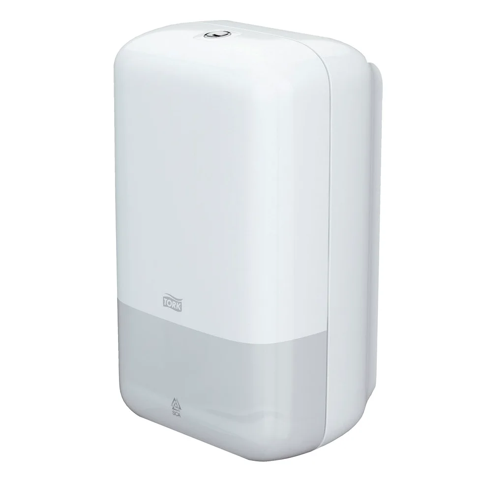 Tork plegable dispensador de papel higiénico de elevación 556000, 15,9 cm x 27.1 cm x 12,8 cm), color blanco