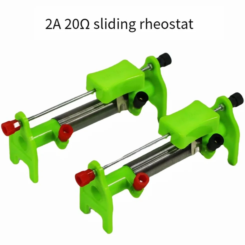 Reóstato deslizante 20Ω2A - Instrumento didáctico para laboratorio eléctrico físico ajustable - 5 unidades