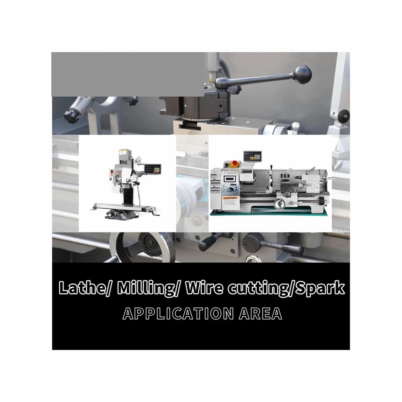 OPFVUJIKX Codificador DRO ABZ de 5 micras con e Lineal de Alta precisión de 0,005 mm y Regla de Rejilla óptica de 850 mm, 900 mm, 950 mm y 1000 mm.(Travel 900mm)